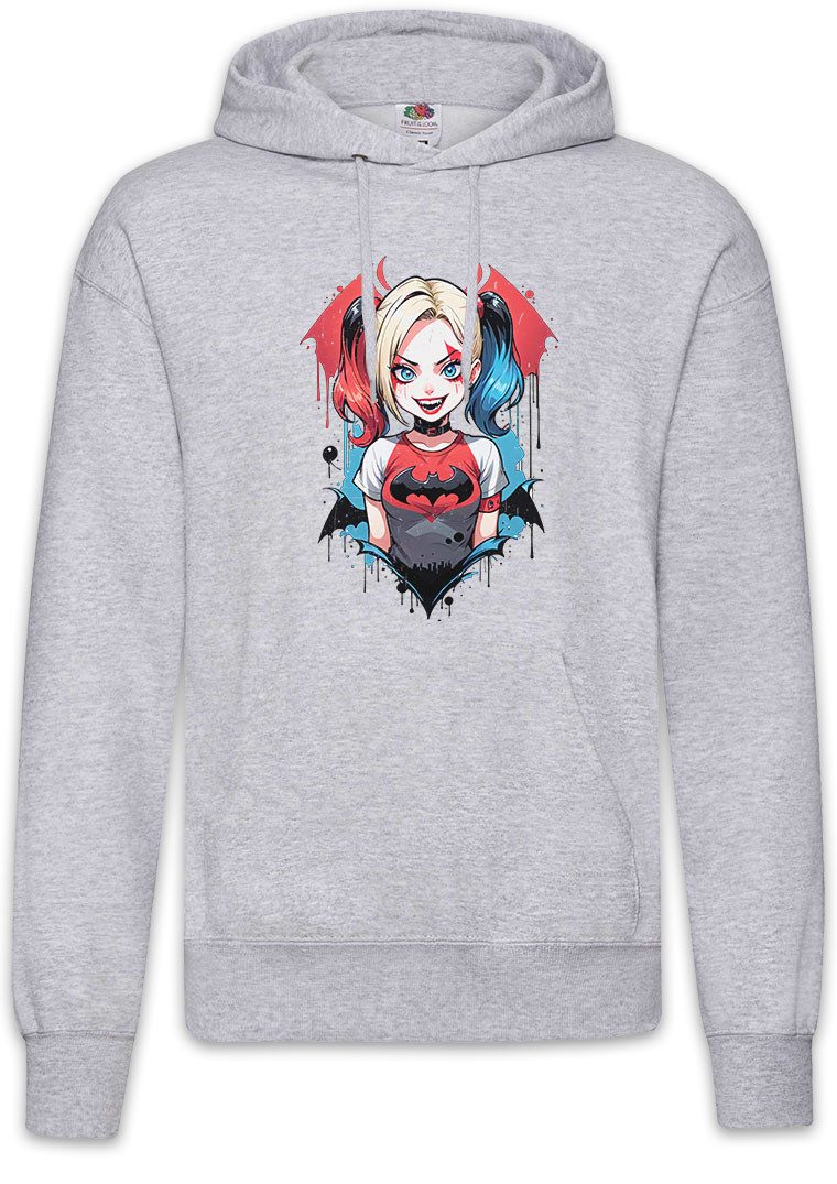 Urban Backwoods Hoodie Harley Batcave Girl Herren Hoodie Bat Logo Quinn Anime Gotham Batman (1-tlg) Modern Art Man Woman
