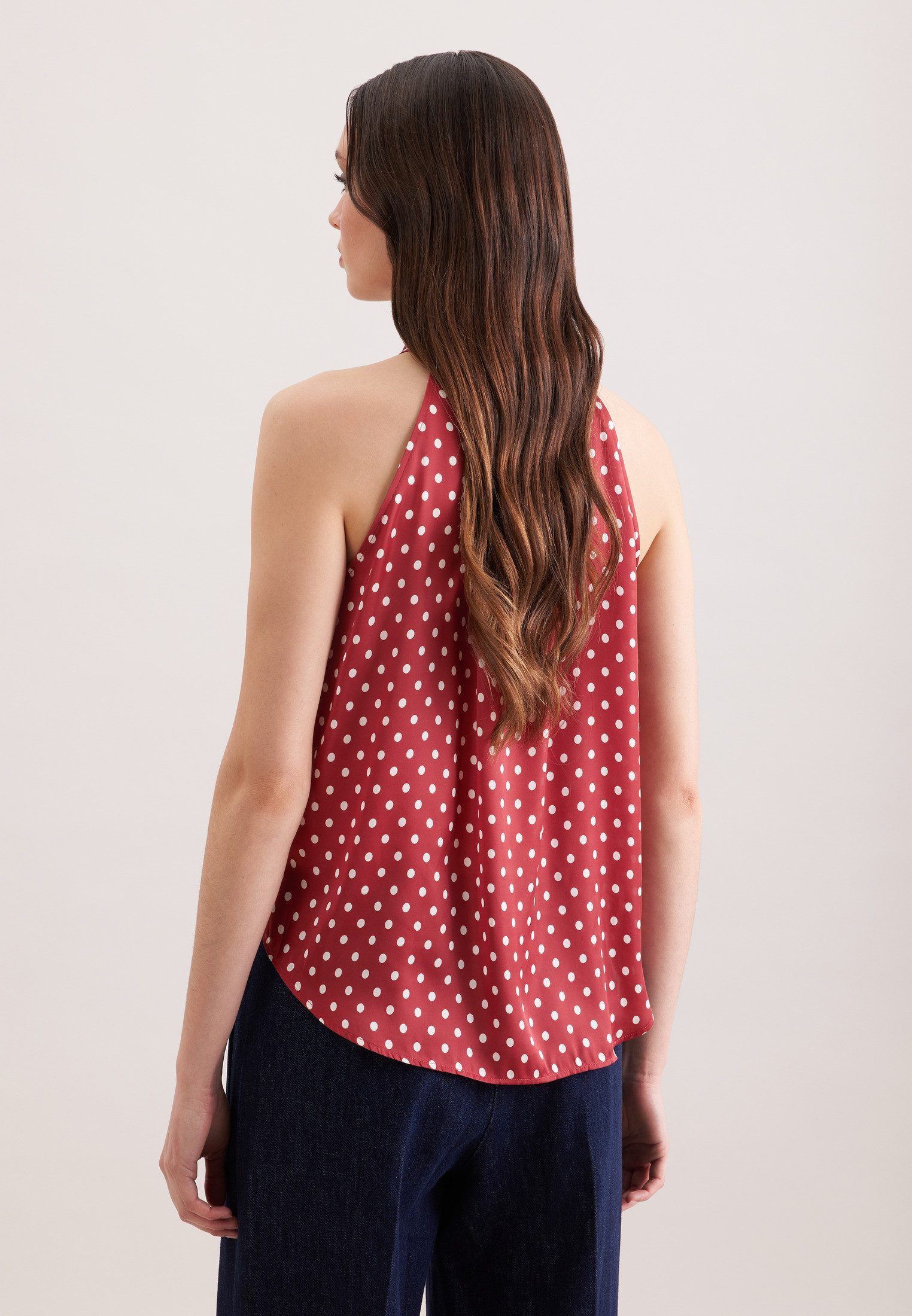 seidensticker Klassische Bluse Tunika Druck