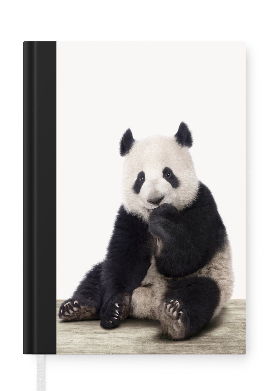 MuchoWow Notizbuch Panda - Tiere - Jungen - Mädchen - Pandabär, Journal, Merkzettel, Tagebuch, Notizheft, A5, 98 Seiten, Haushaltsbuch