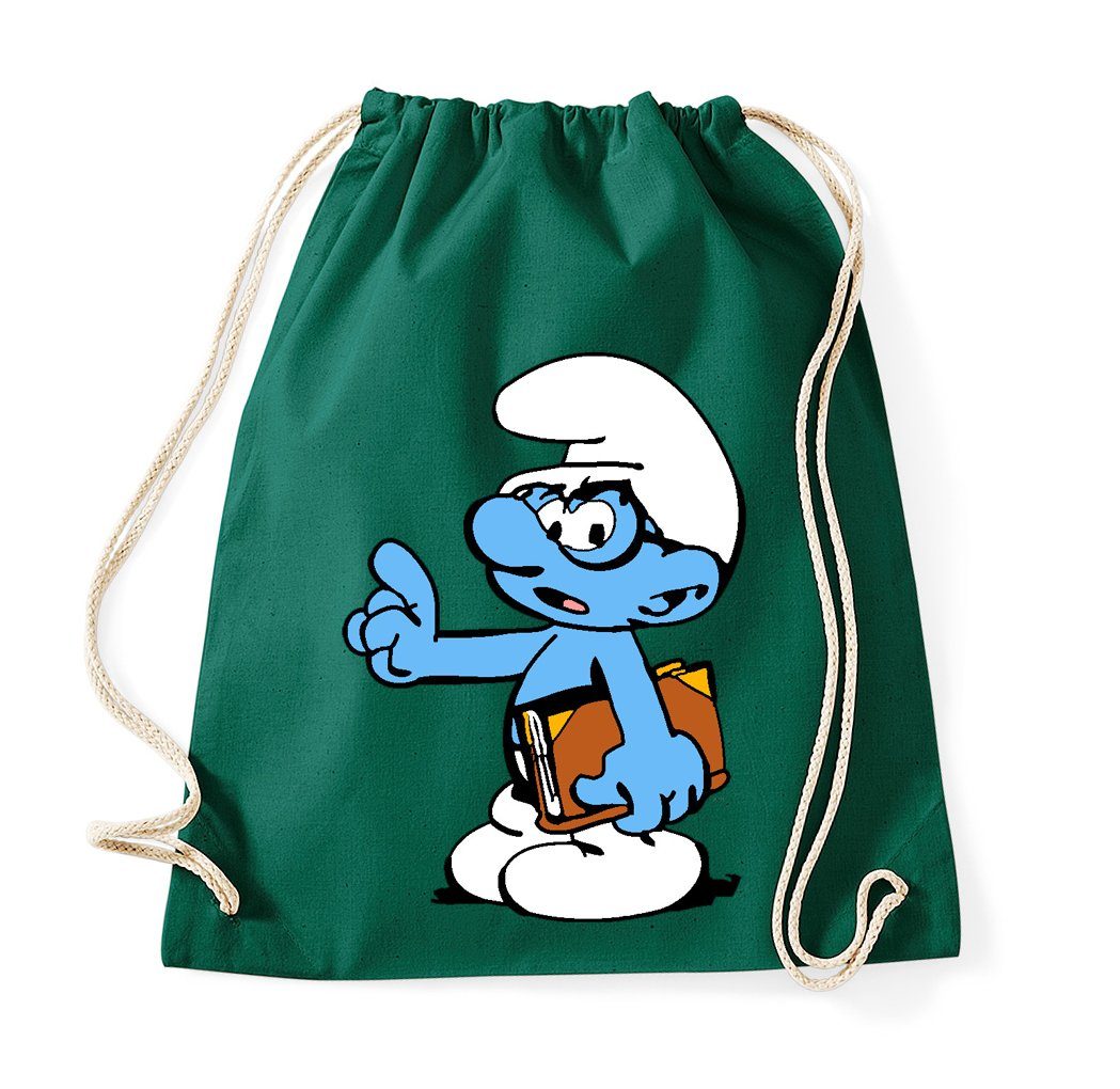 Blondie & Brownie Turnbeutel Schlaubi Schlumpf Buch Schlümpfe Schlumpfine