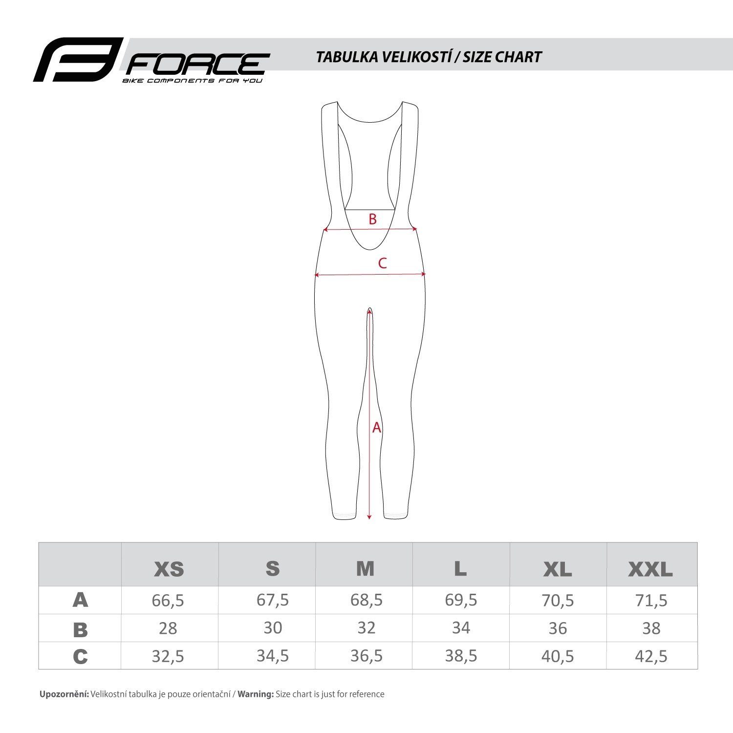 FORCE Fahrradhose Trägerhose REFLEX LINE LADY 0 °C bis +10 °C %%%