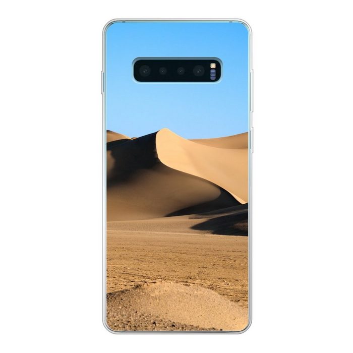 MuchoWow Handyhülle Eine große Sanddüne in einer Wüste Phone Case Handyhülle Samsung Galaxy S10+ Silikon Schutzhülle