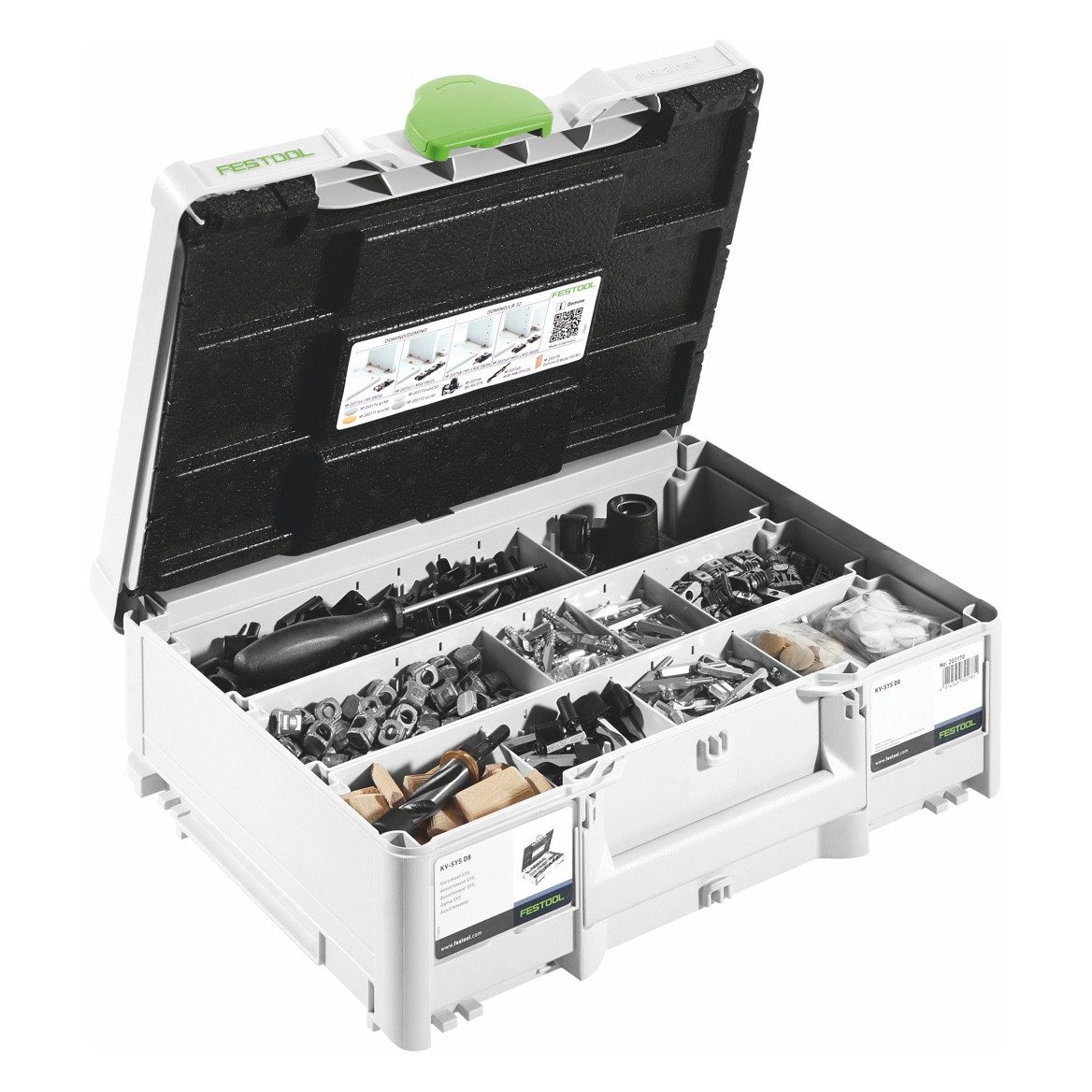 FESTOOL Spreizdübel KV-SYS D8 DOMINO Verbinder Sortiment (576797) für Dübelfräse DF 500