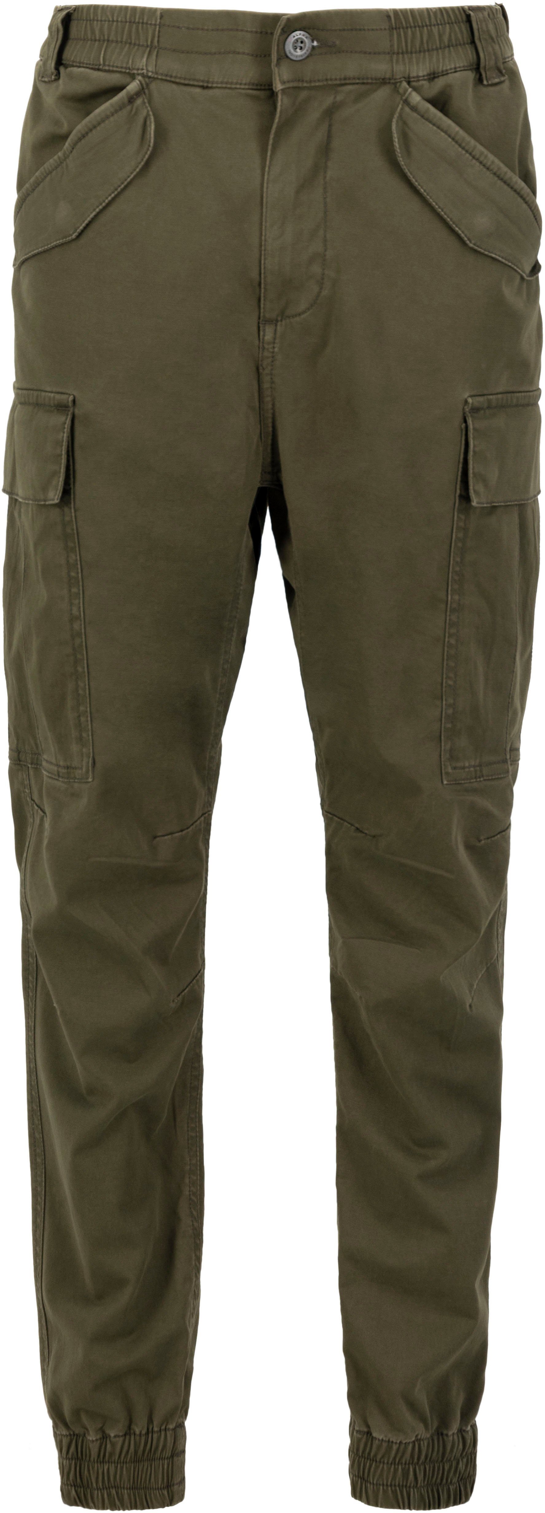 Alpha Industries Cargohose Airman olive Pant black