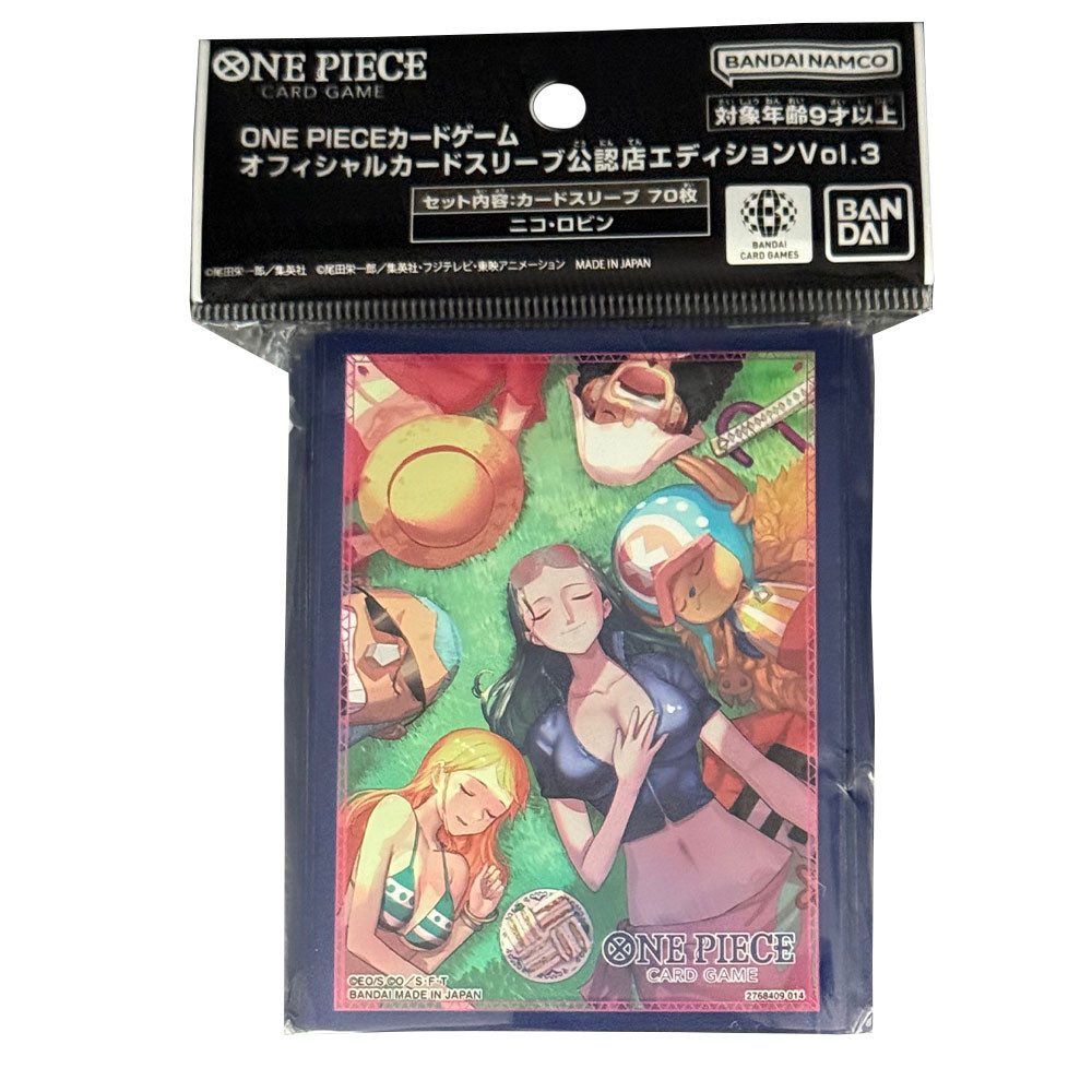 Digimon Sammelkarte ONE PIECE Card Game - Nico Robin Sleeves Limited Ver. 3 (60 PCS)