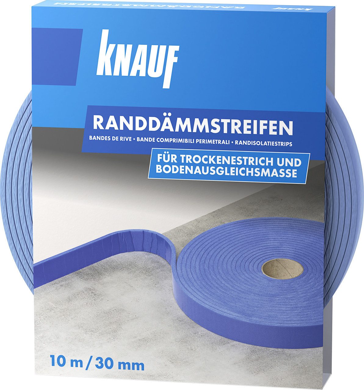 KNAUF Dichtungsband Knauf Randdämmstreifen GF 10 m x 30 mm blau