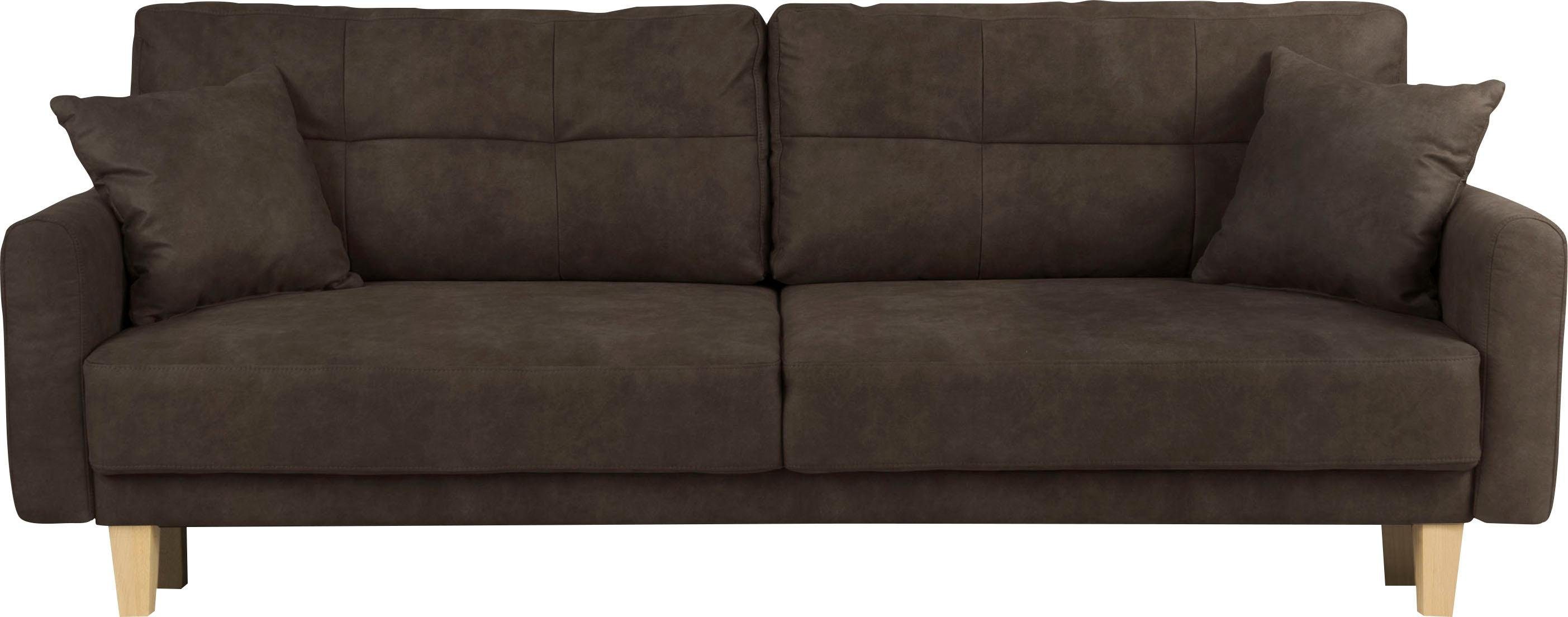 Home affaire 3-Sitzer TRIPLO optionale Schlafsofa günstig online kaufen