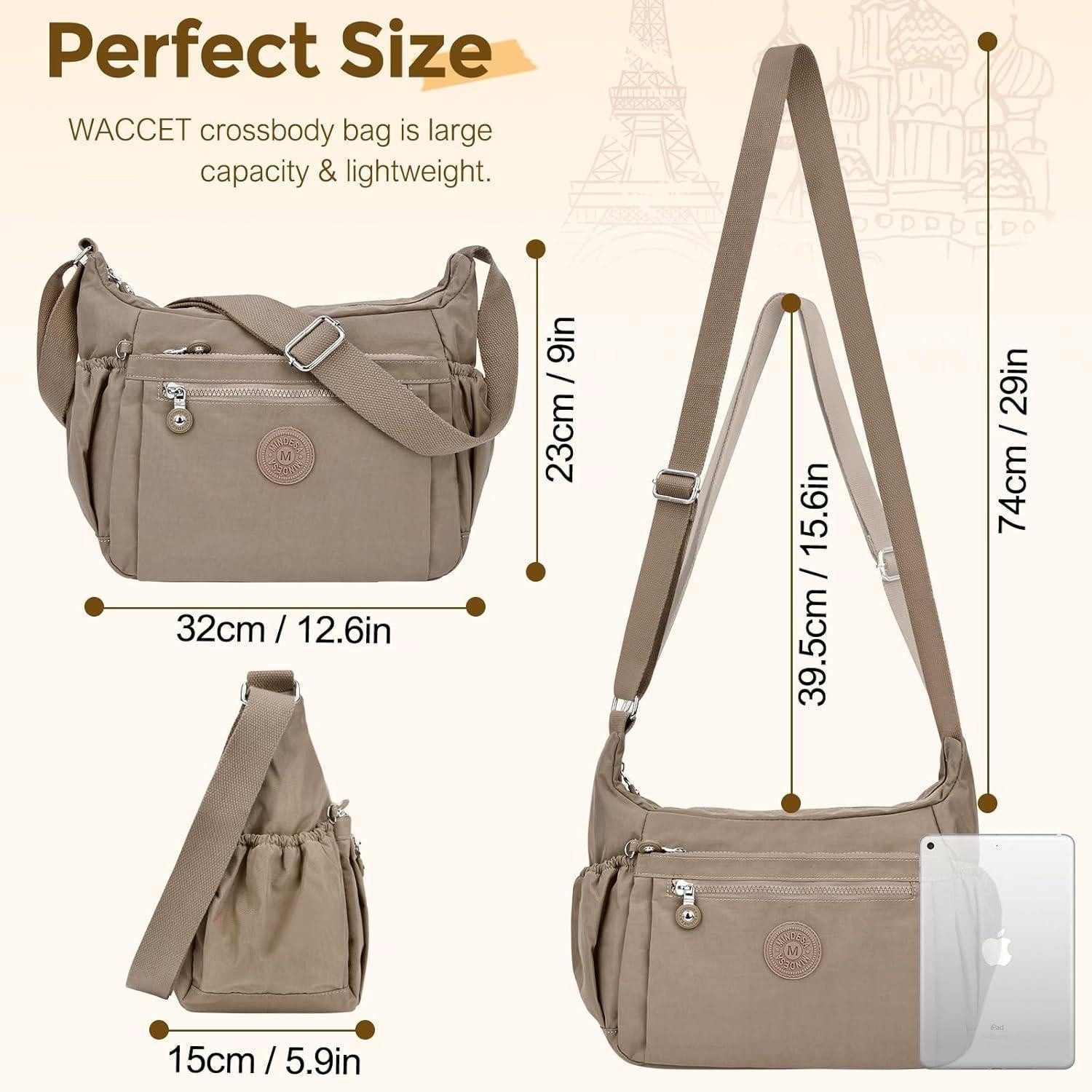 LuxusKollektion Umhängetasche Umhängetasche Damen Groß Wasserdicht Nylon Cr günstig online kaufen