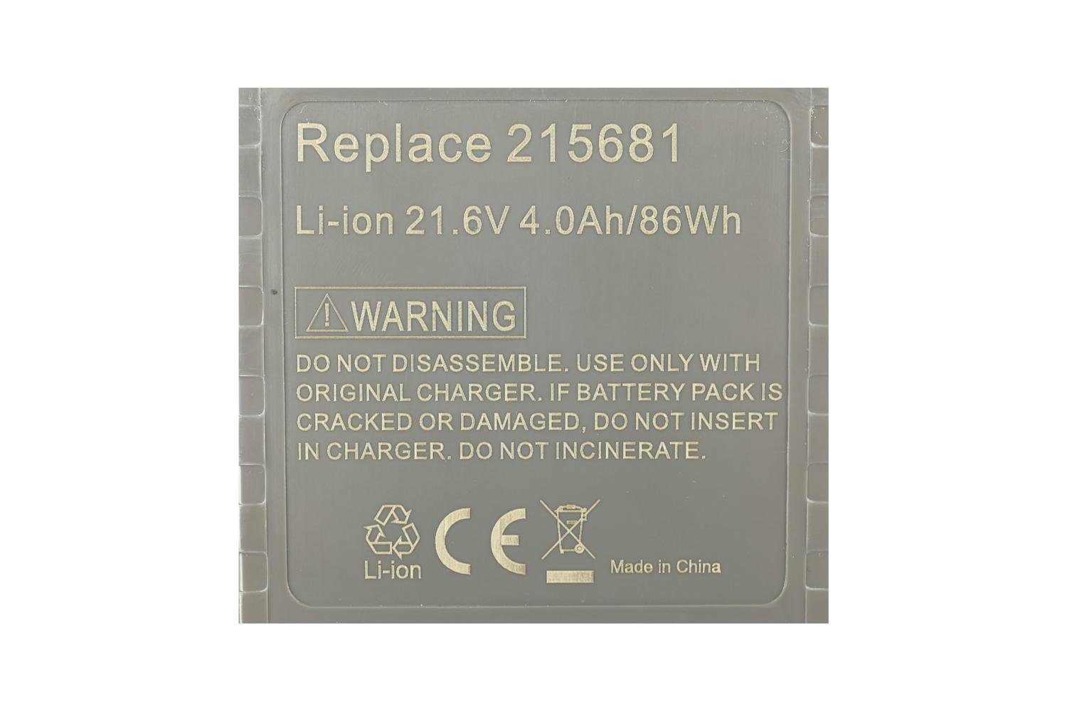 V) für Plus V8 Dyson V8 extra, Animal Animal (Li-ion) PowerSmart Dyson mAh Lithium-ion Dyson Cordless, 4000 V8 Staubsauger-Akku Animal TDN006.40TA 4Ah (21,6