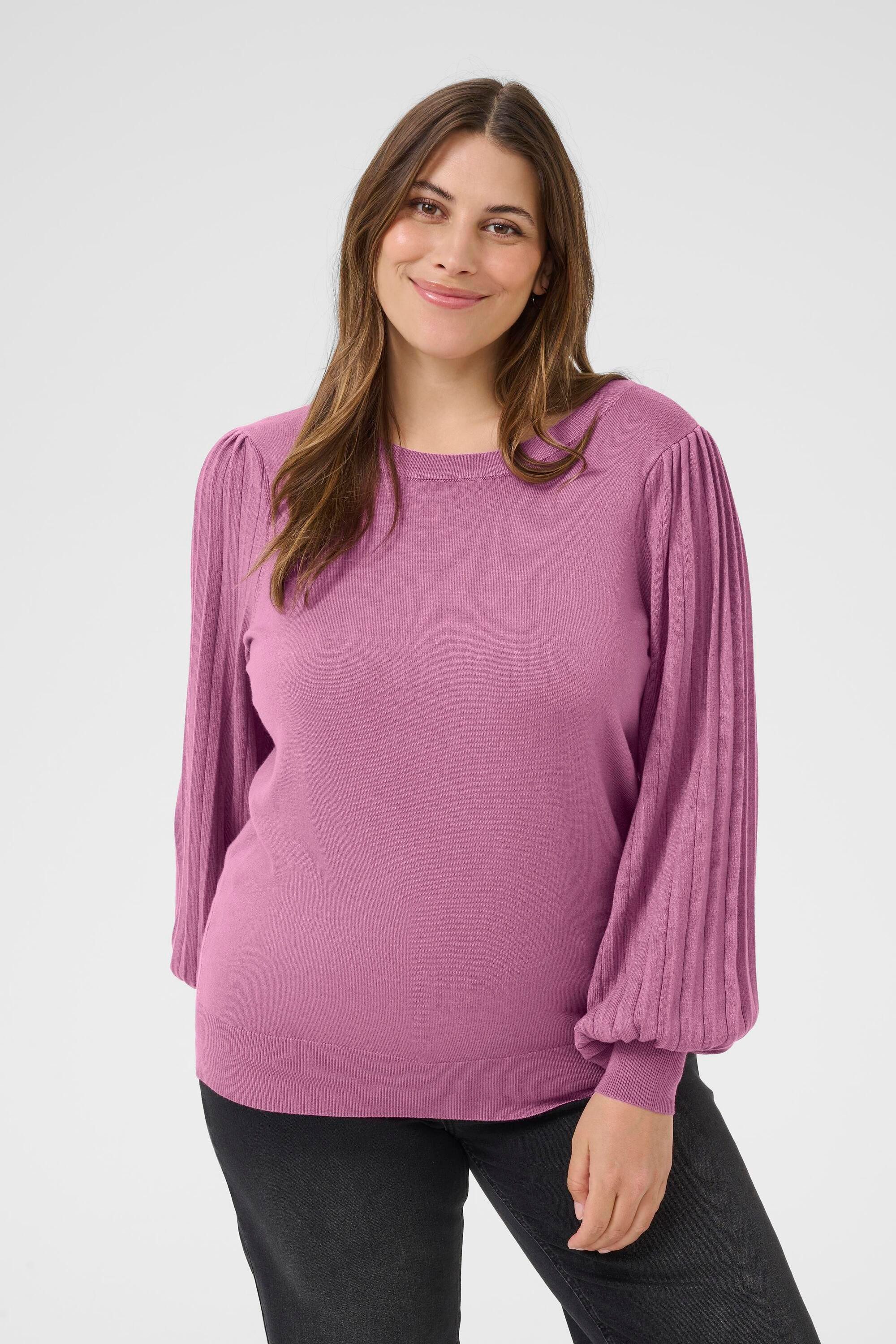 KAFFE Curve Strickpullover Strickpullover KCloni Große Größen