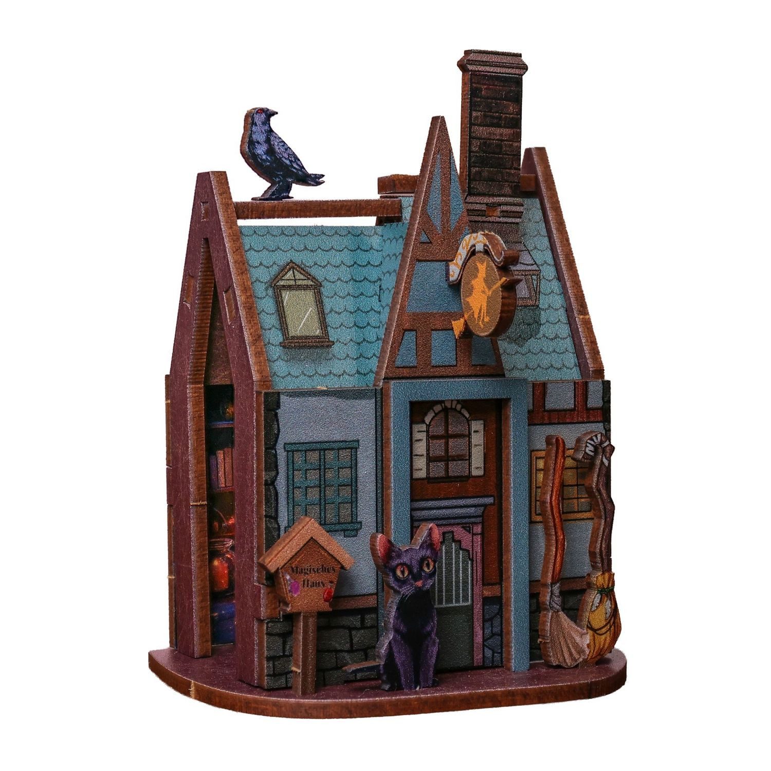 Lesezeichen Mini Book Nook DIY Magisches Haus