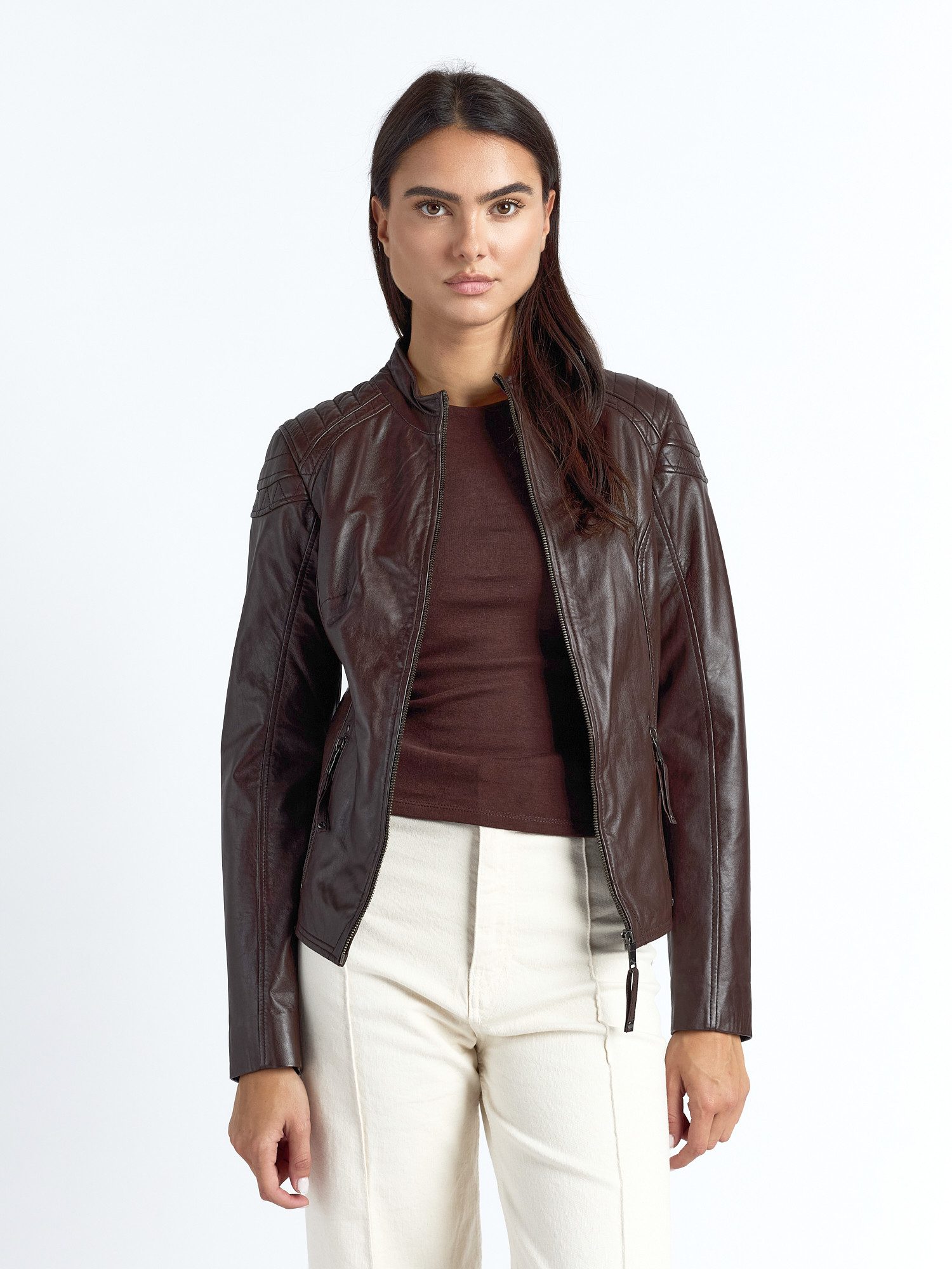 Maze Lederjacke Water