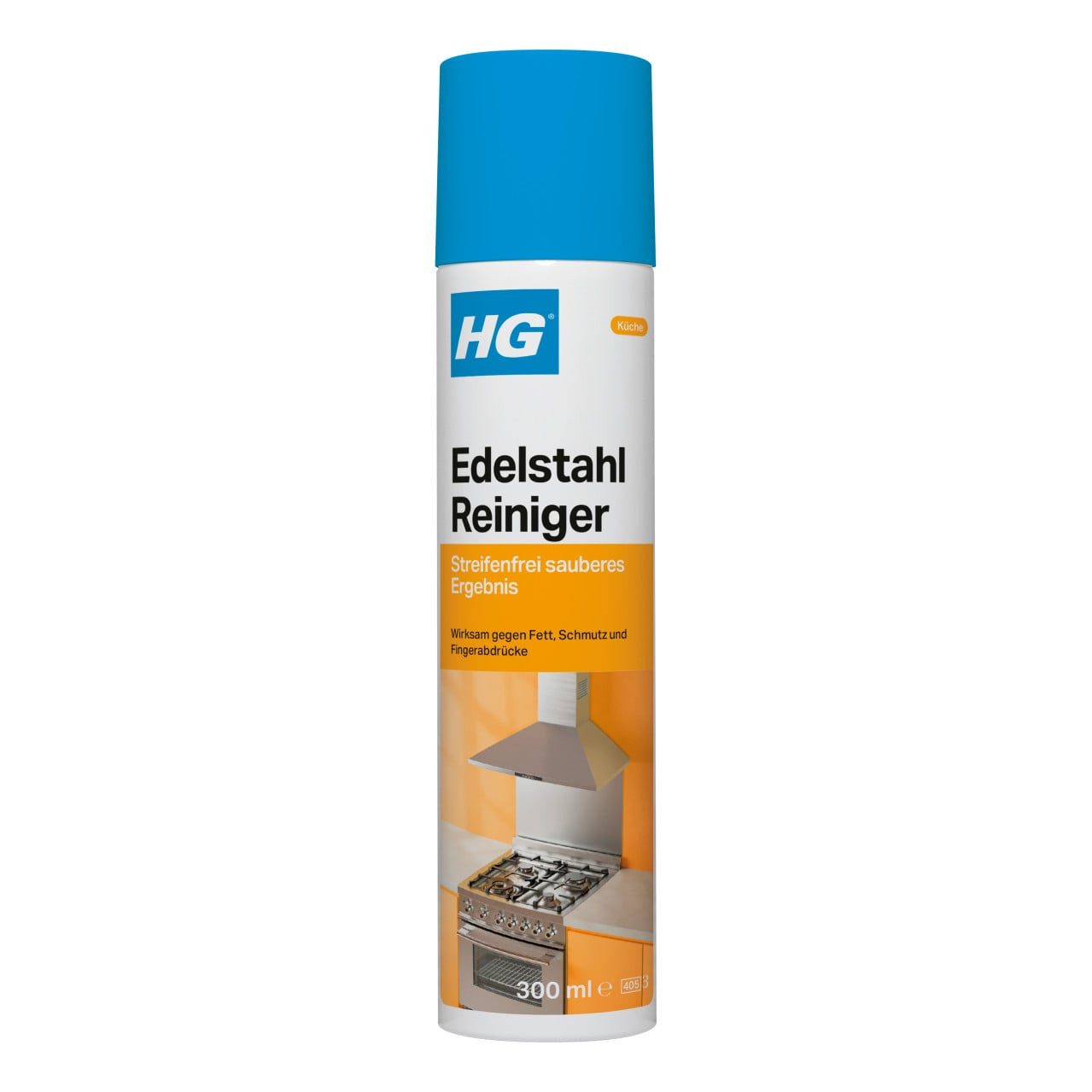 HG International B.V. HG Edelstahl Reiniger 300 ml Edelstahlreiniger