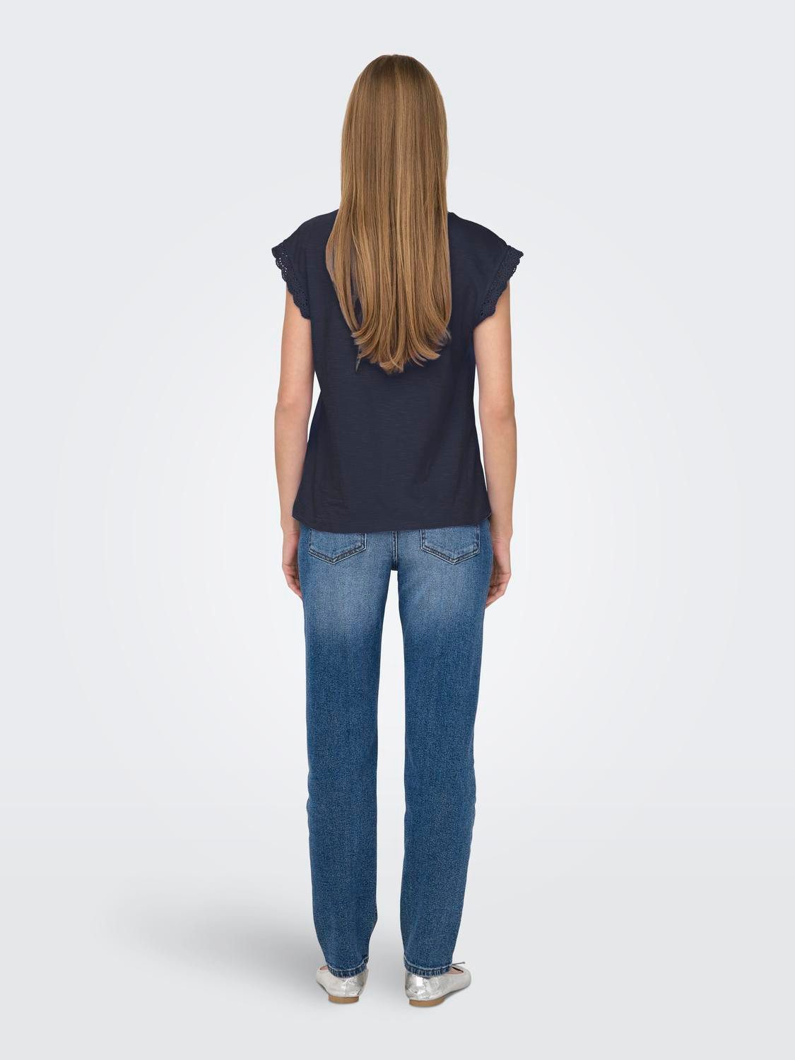 JDY Shirttop JDYSALVA LIFE S/L CROCHET TOP JRS günstig online kaufen