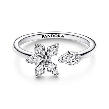 Pandora Fingerring Offener Damenring Herbarium Cluster aus Sterlingsilber von PANDORA