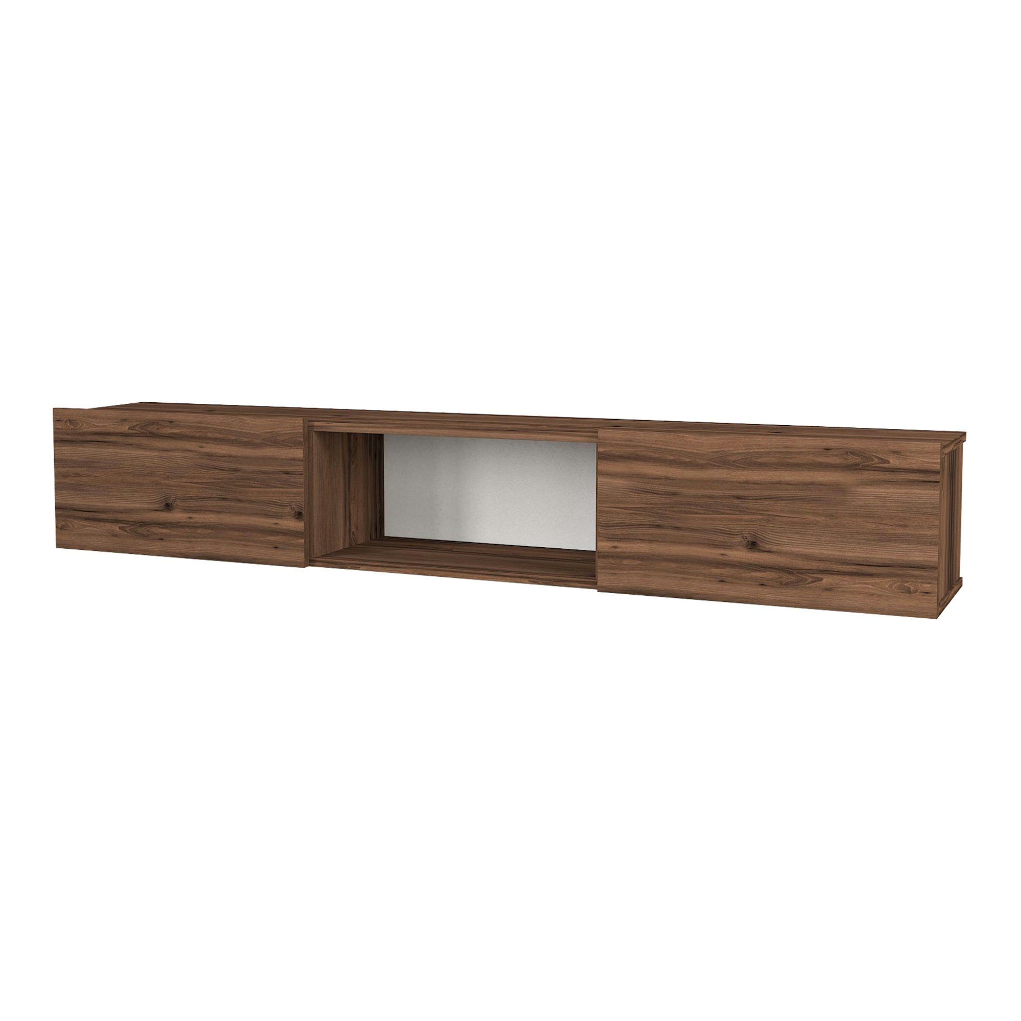 en.casa Lowboard, »Paltamo« Fernsehschrank 180x31x29,5cm Eiche, günstig online kaufen
