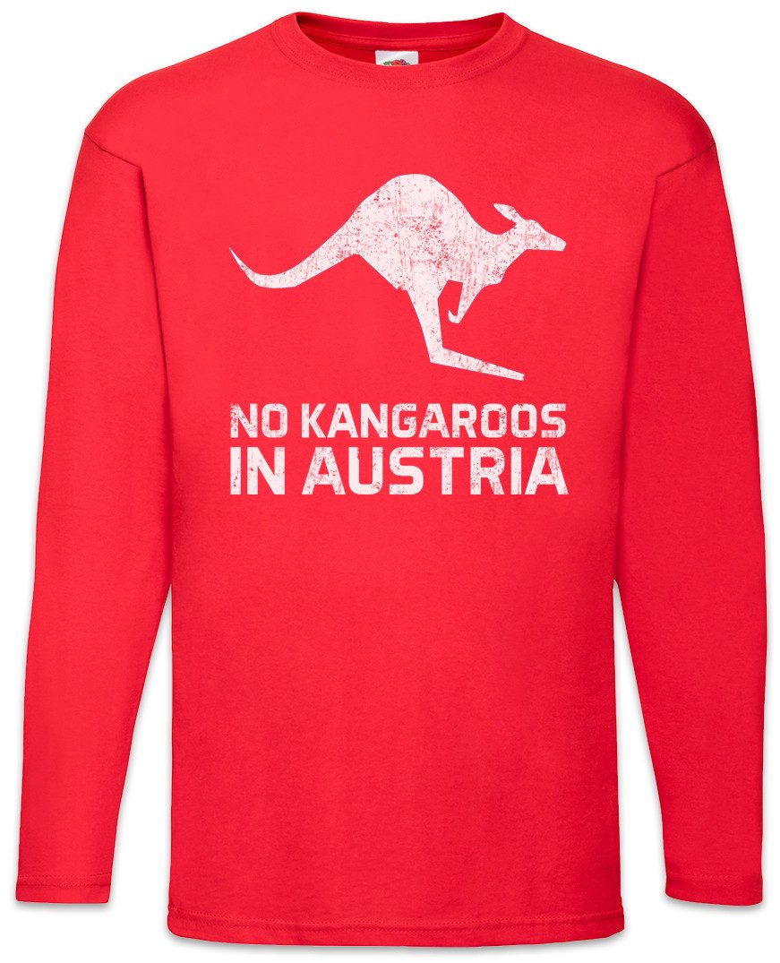 Urban Backwoods Langarmshirt No Kangaroos In Austria Langarm T-Shirt Englischlehrer Österreich Fun (1-tlg) Englisch Professor Schule Lehrer
