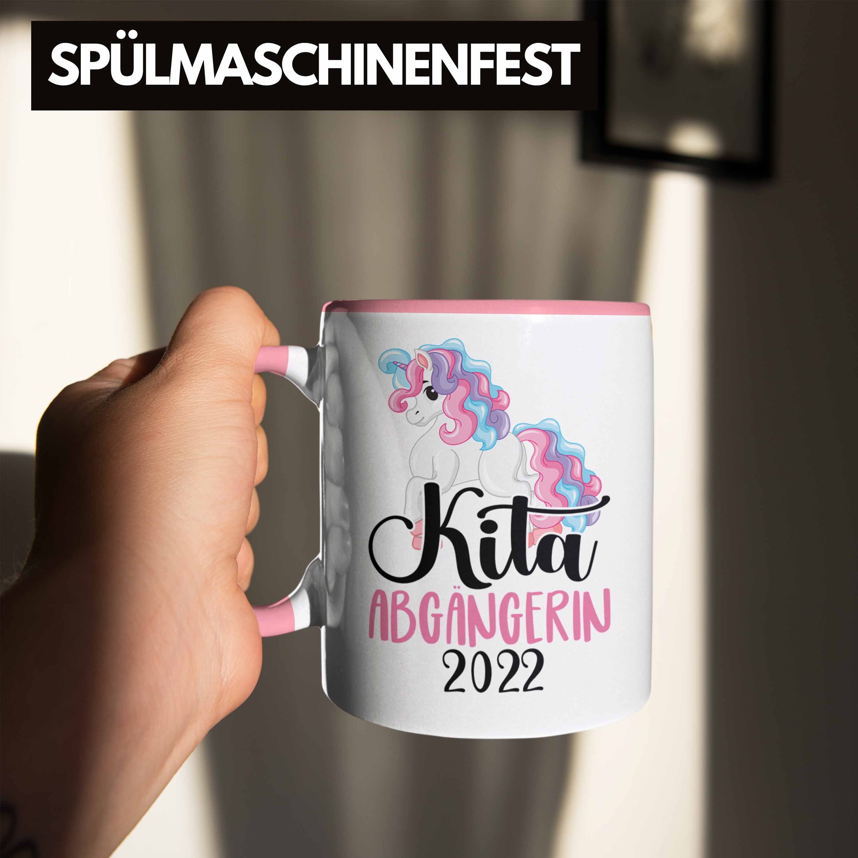 Trendation Tasse Trendation Kita Einschulung Schultag Schulanfang Rosa Geschenkidee 2022 1. Abgängerin Schulkind Tasse Mädchen Schulstart Geschenk - Schuleinführung