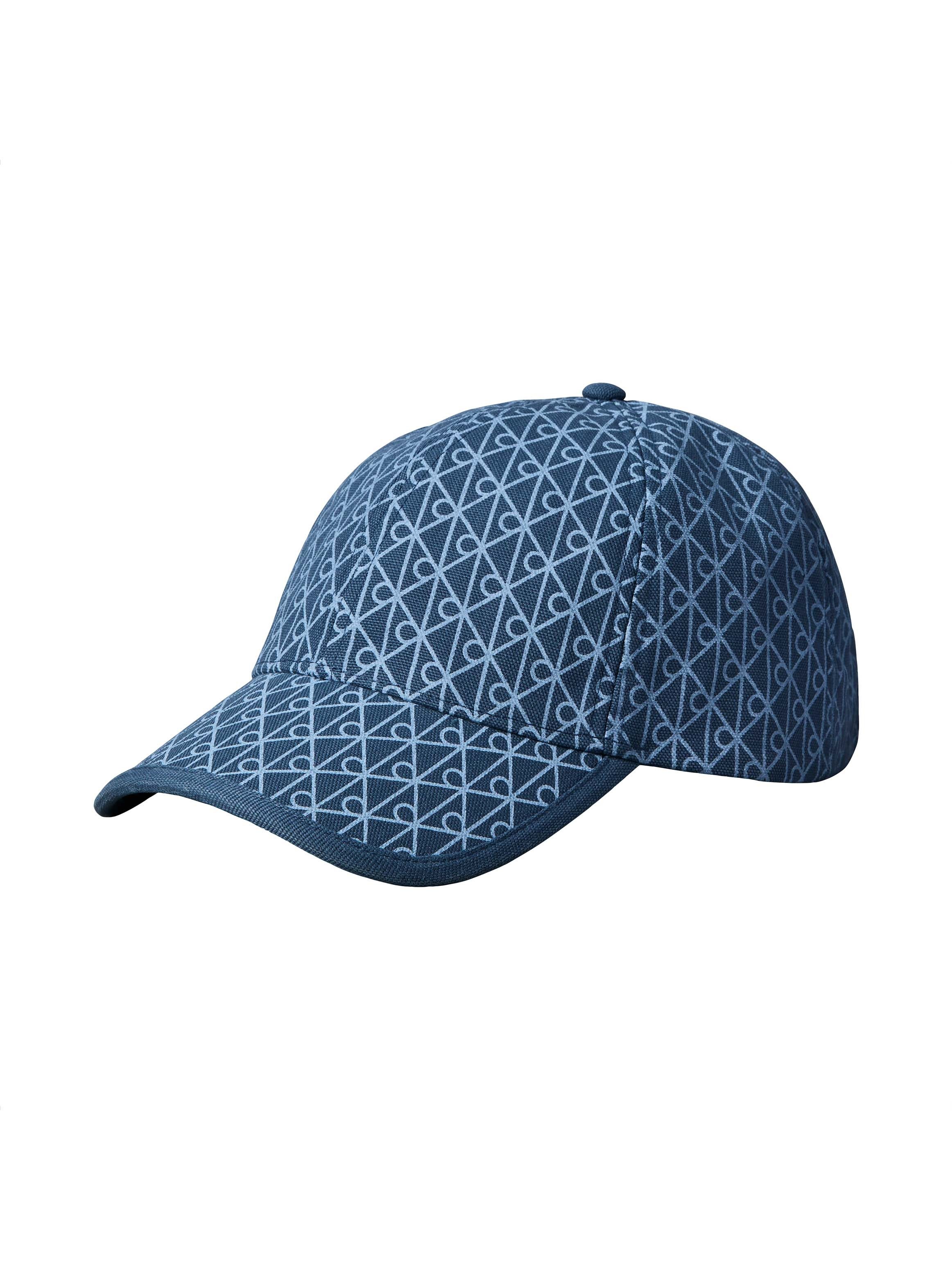 Calvin Klein Baseball Cap EMBLEM PRINT w LEATHER PATCH CAP Mit festem Schirm