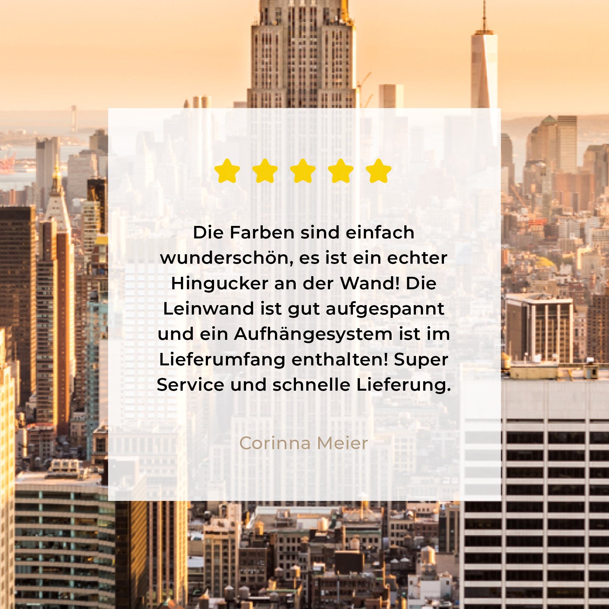 OneMillionCanvasses® Leinwandbild New York - Nebel - Skyline, Fotodruck (1 St), Leinwand Bilder Klein, Wand Dekoration Aesthetic 30x20 cm – Bild 5 von 5