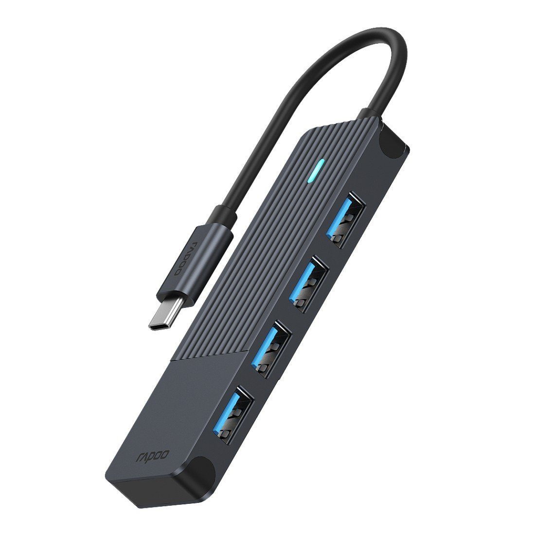 UCH-4001 USB-C Hub, USB-C auf USB-A, Grau USB-Adapter