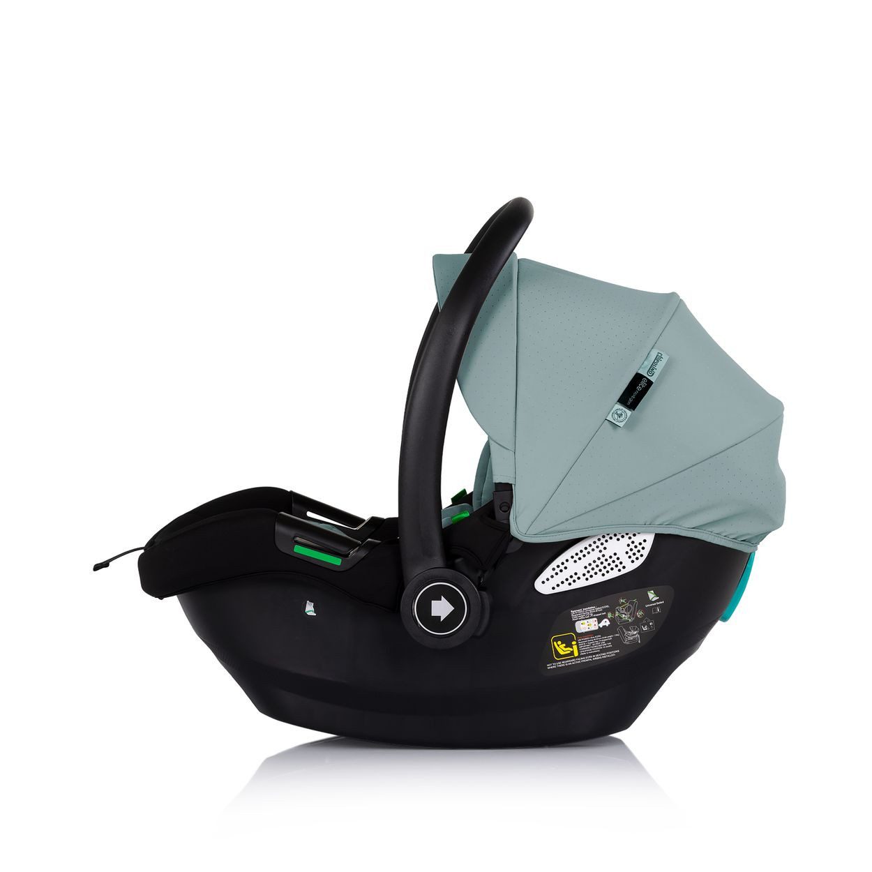 Chipolino Babyschale Babyschale Elite next Gen, ab: 0, bis: 1.25, i-Size (40-87cm) Schaukelfuß Gurt 3D-Kissen