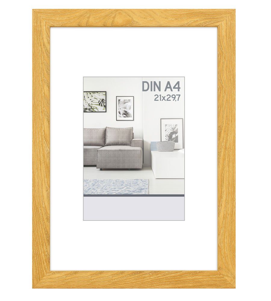 IDEAL TREND Bilderrahmen Livorno Holzoptik Kunststoff günstig online kaufen