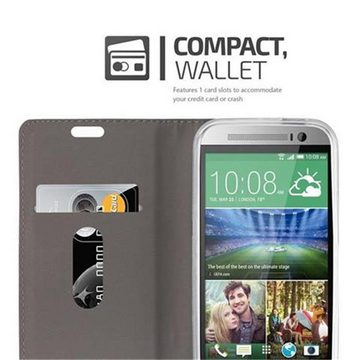 Cadorabo Handyhülle HTC ONE M8 HTC ONE M8, Klappbare Handy Schutzhülle - Hülle - mit Standfunktion und Kartenfach