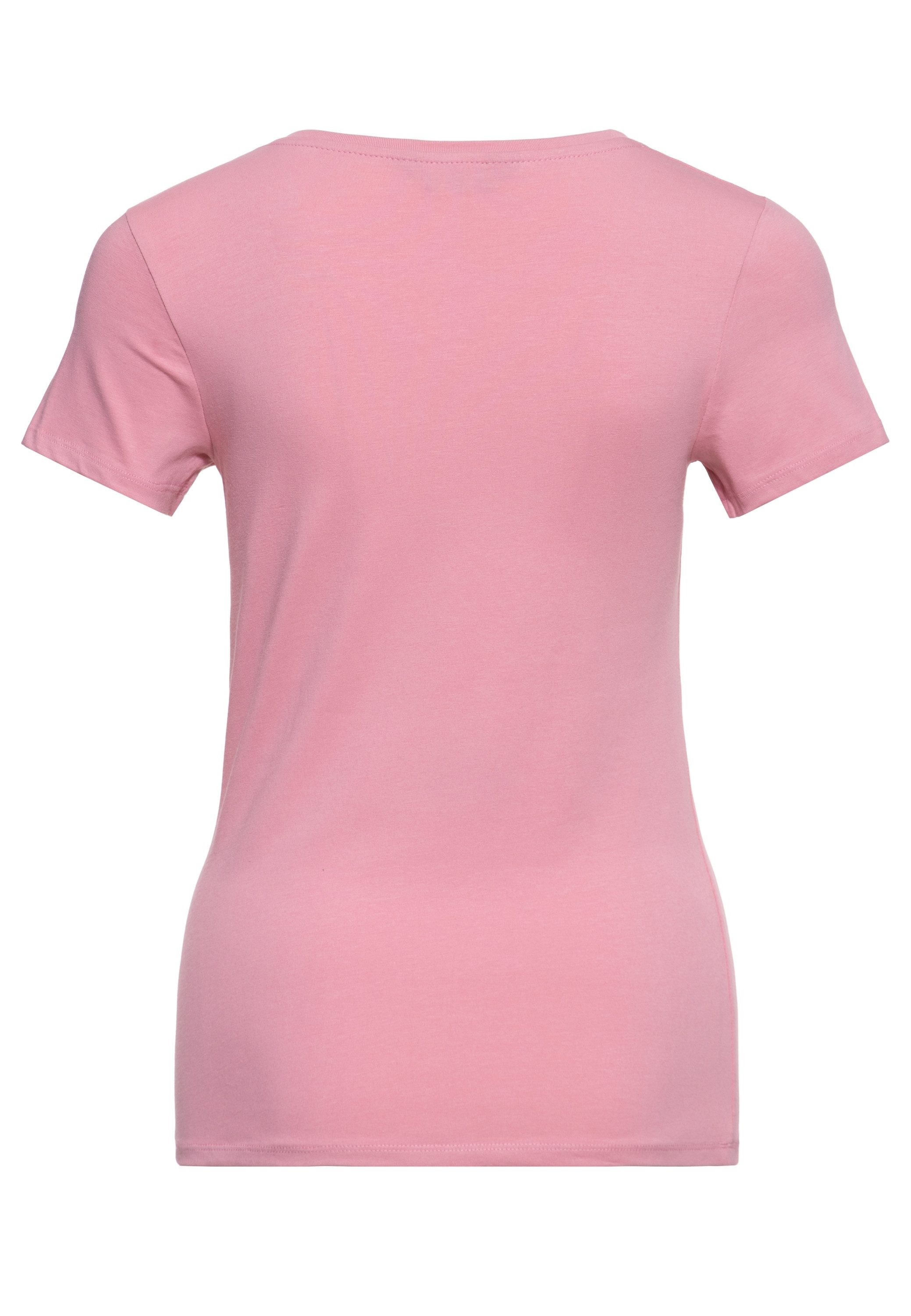 QueenKerosin Print-Shirt Lucky Cat (1-tlg) mit Artwork-Print günstig online kaufen