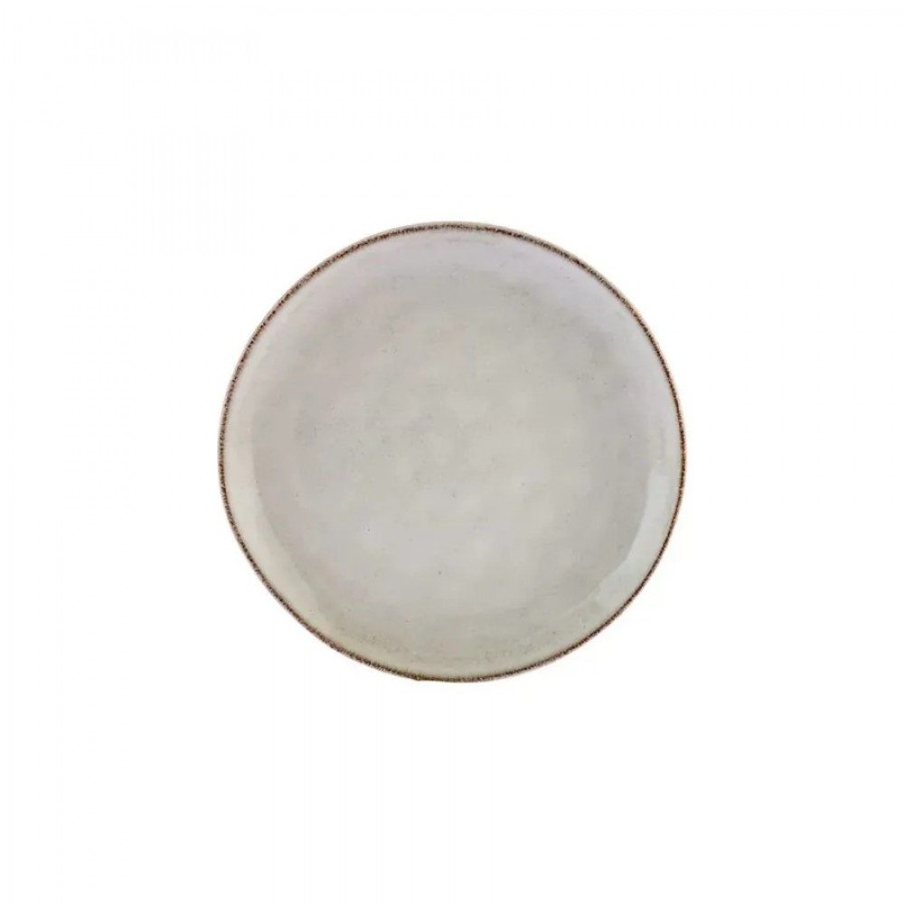Karaca Geschirr-Set Aria Reactive Glaze Kuchenteller, 20 cm, Beige