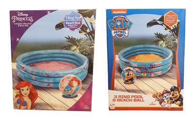Disney Planschbecken Pool 3 Ringe mit Strandball 100 cm 3 Ring Pool w. Beach Ball