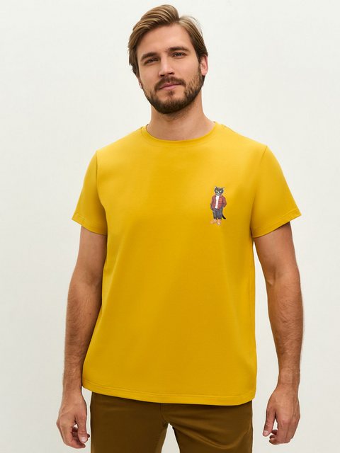 CAT by maniita lacitta T-Shirt COUNTRY CAT (1-tlg) aus reiner Baumwolle günstig online kaufen