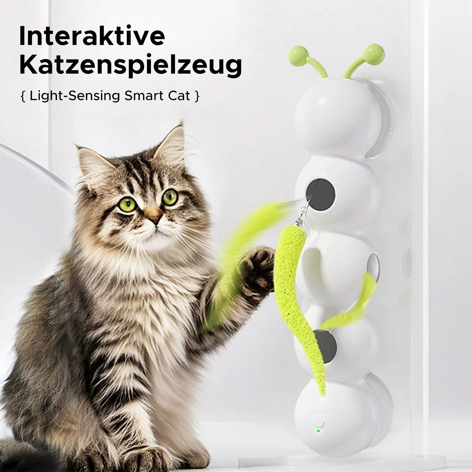 Refttenw Tier-Intelligenzspielzeug Elektrisches Katzenspielzeug,Katzen Spie günstig online kaufen