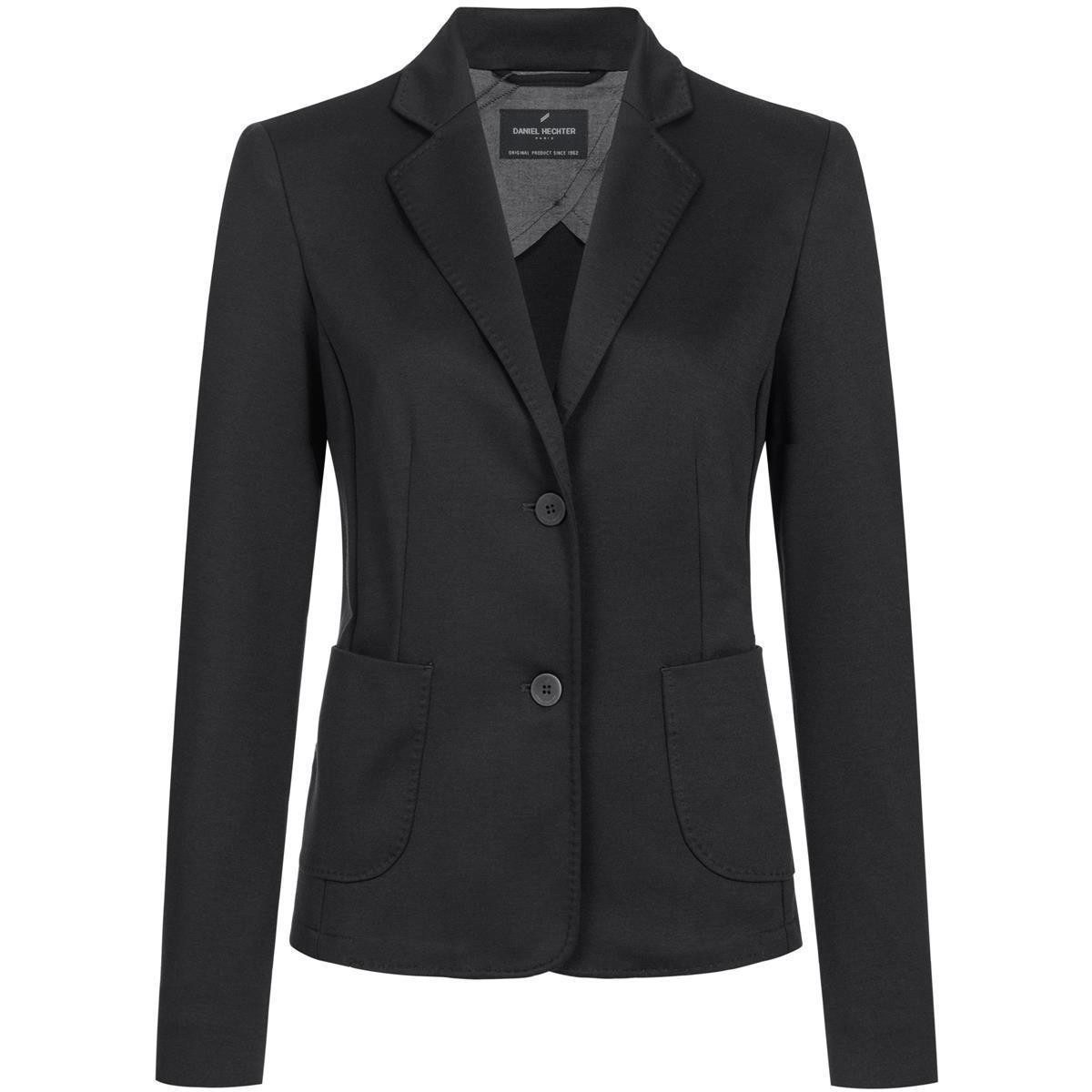 Jerseyblazer HECHTER Paris CASUAL Damen-Jerseyblazer Modern-Fit Schwarz