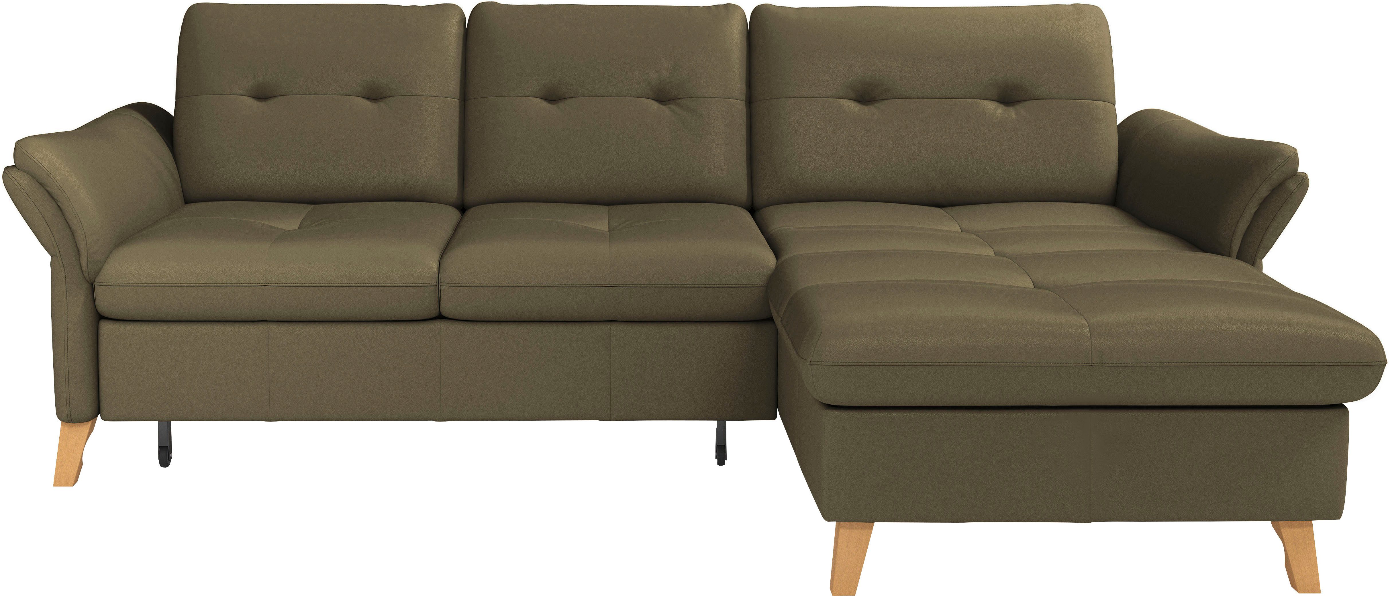 sit&more Ecksofa Göteborg, Sitztiefenverstellung und Federkern, wahlweise mit Bettfunktion