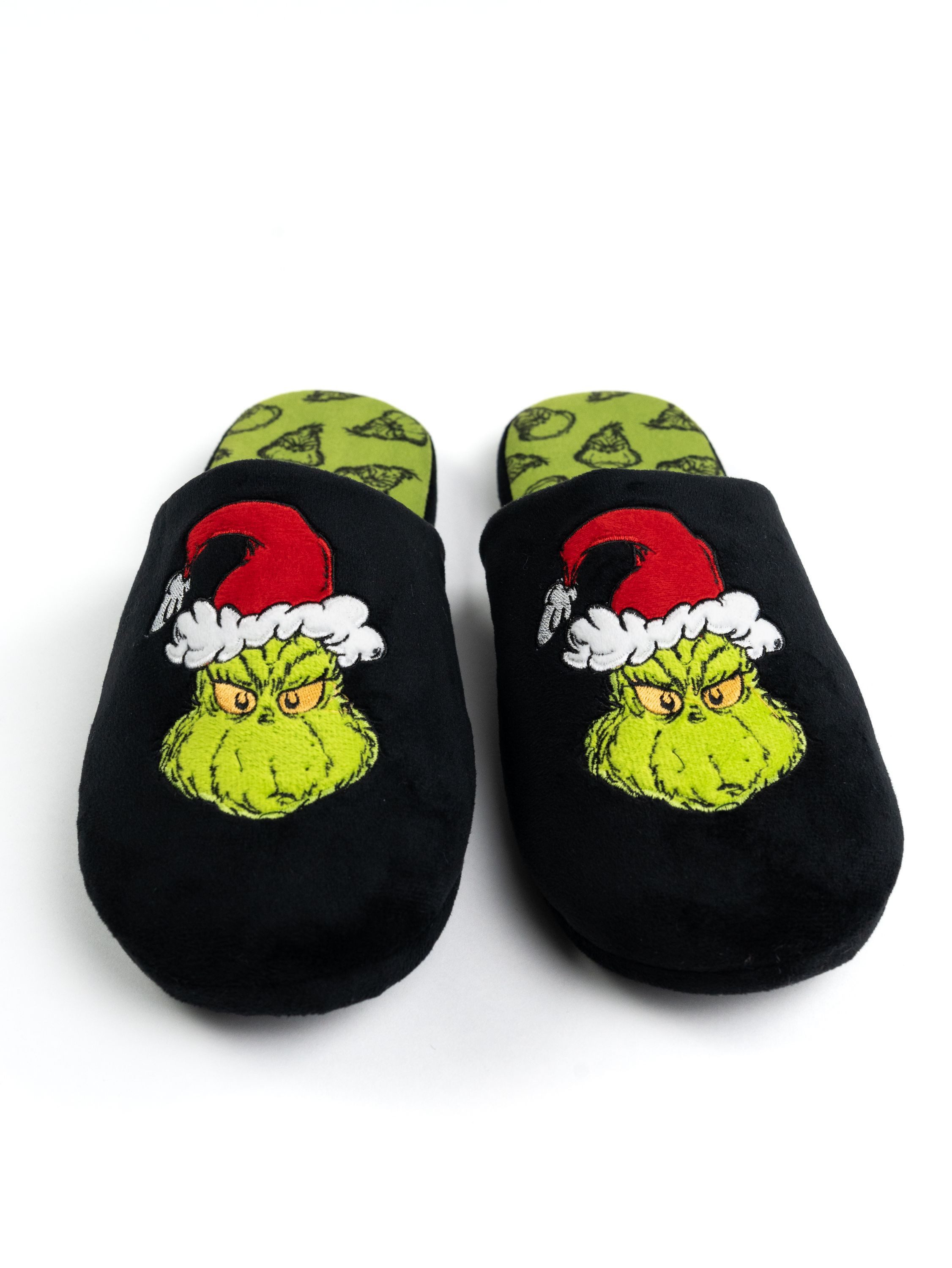 United Labels® The Grinch Hausschuhe Slipper Pantoffeln Puschen Schlappen Hausschuh