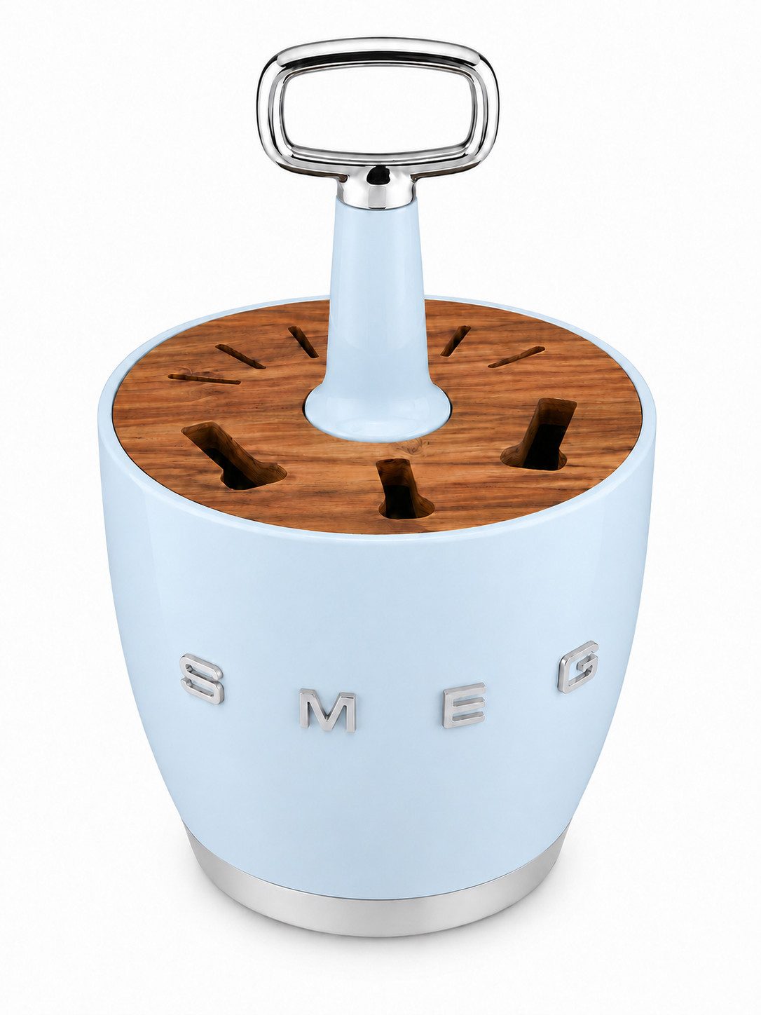 Smeg Besteckhalter SMEG Besteckhalter im Retro-Design ohne Besteck in Blau