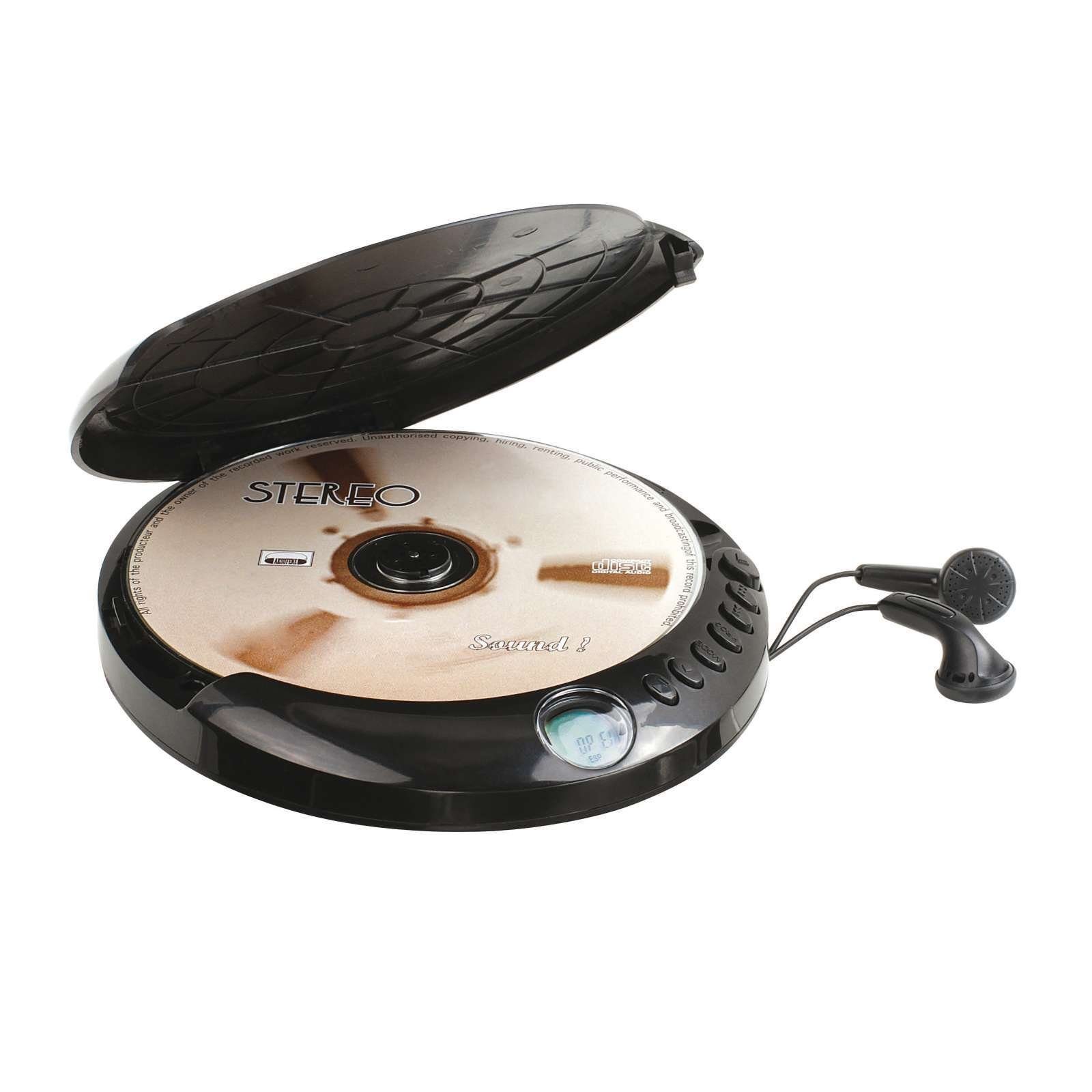 Stereo-CD LIVOO Kopfhörer tragbar CD-Player TES171 CD-RW Player ClipSonic CD-R LCD-Display