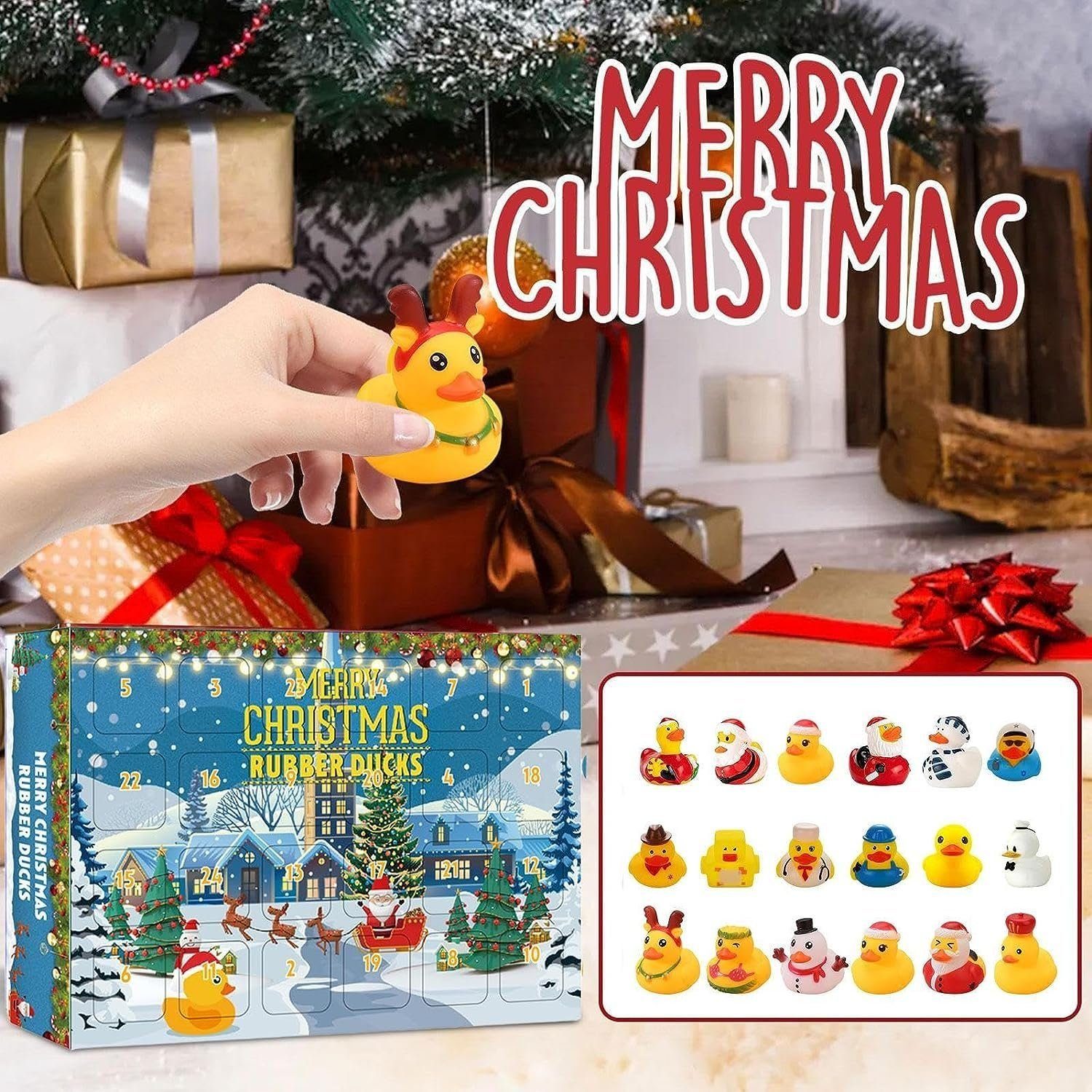 Spielset Adventskalender Adventskalender Weihnachten Box Gelbe Ente SOTOR