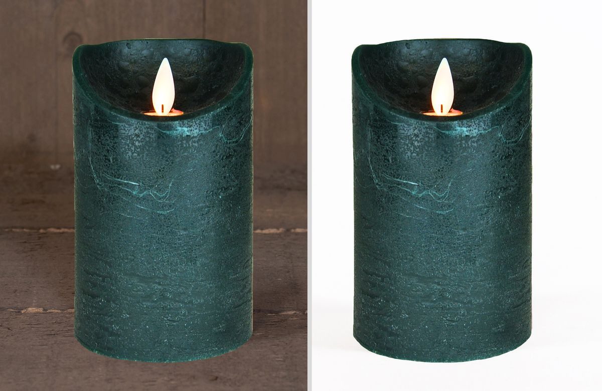 Coen Bakker Deco BV LED-Kerze LED Echtwachskerze Kerze 10 / 12,5 / 15 cm Ti günstig online kaufen