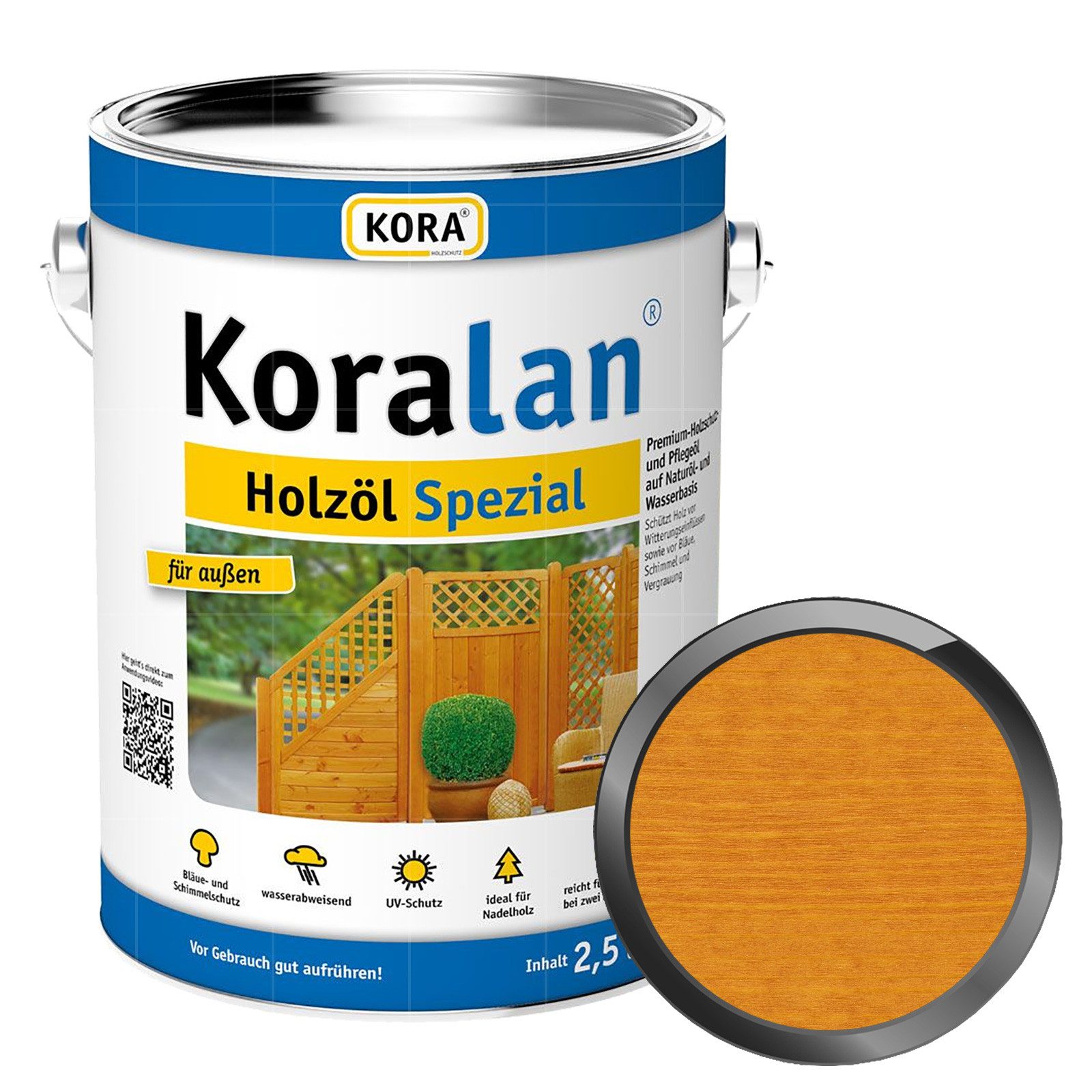 KORA Holzöl KORALAN HOLZÖL-SPEZIAL - 2.5 LTR
