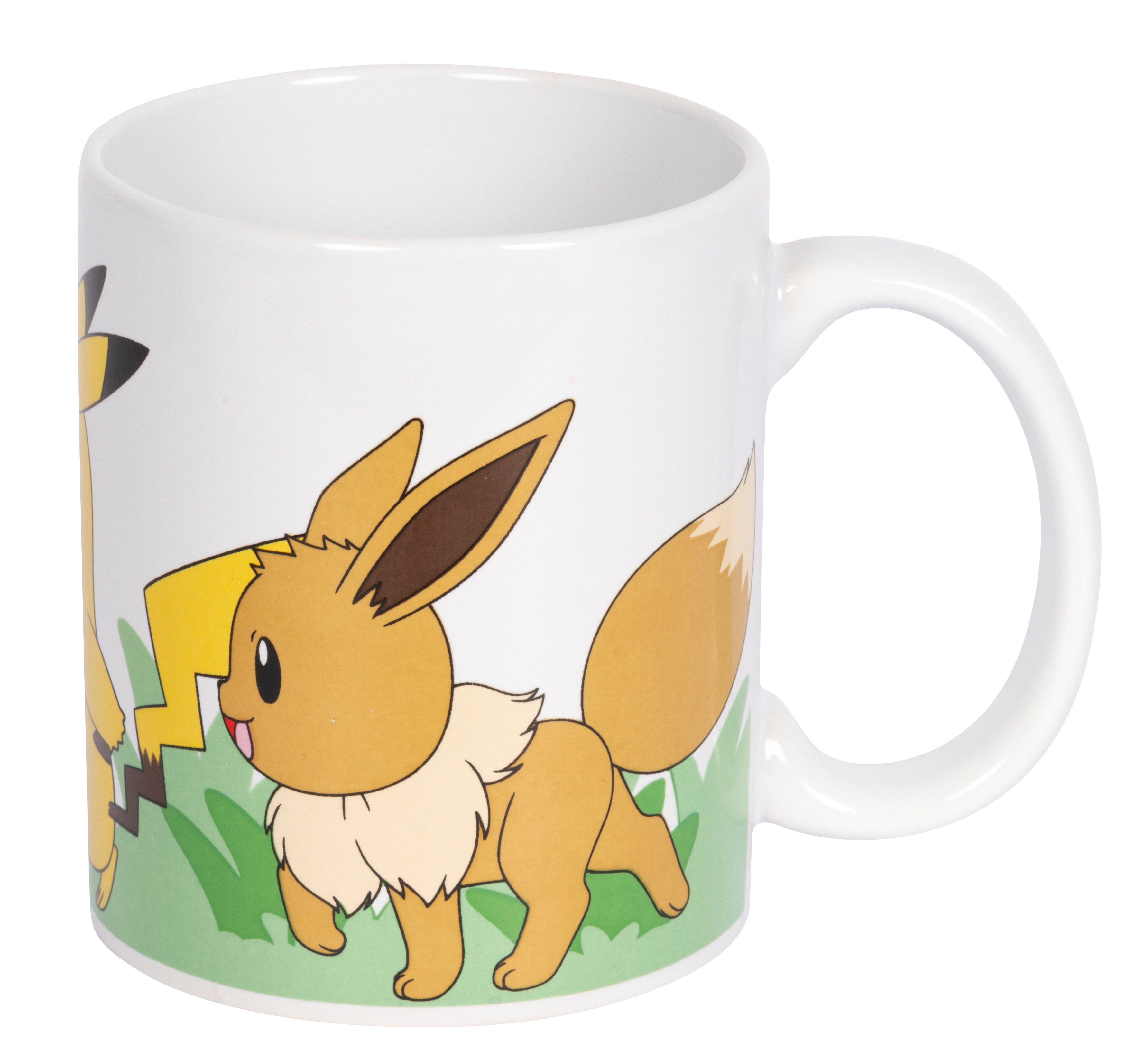 POKÉMON Tasse Pokémon - Tasse Pikachu & Evoli (NEU & OVP)