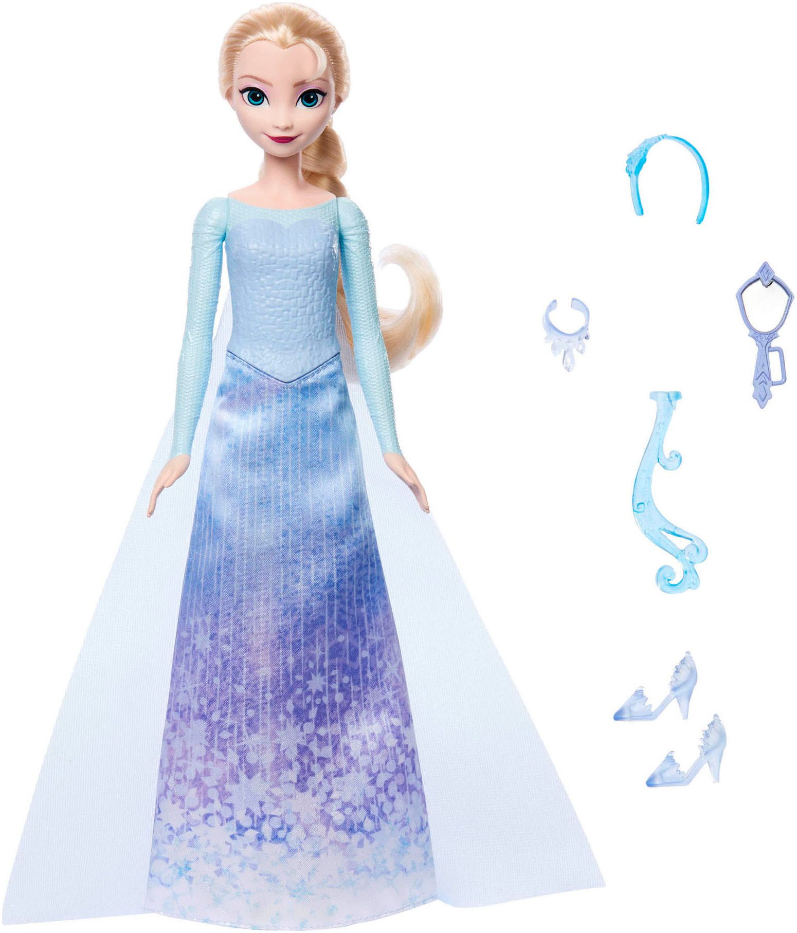 Mattel® Anziehpuppe Disney Die Eiskönigin Spin & Reveal Elsa Puppe günstig online kaufen