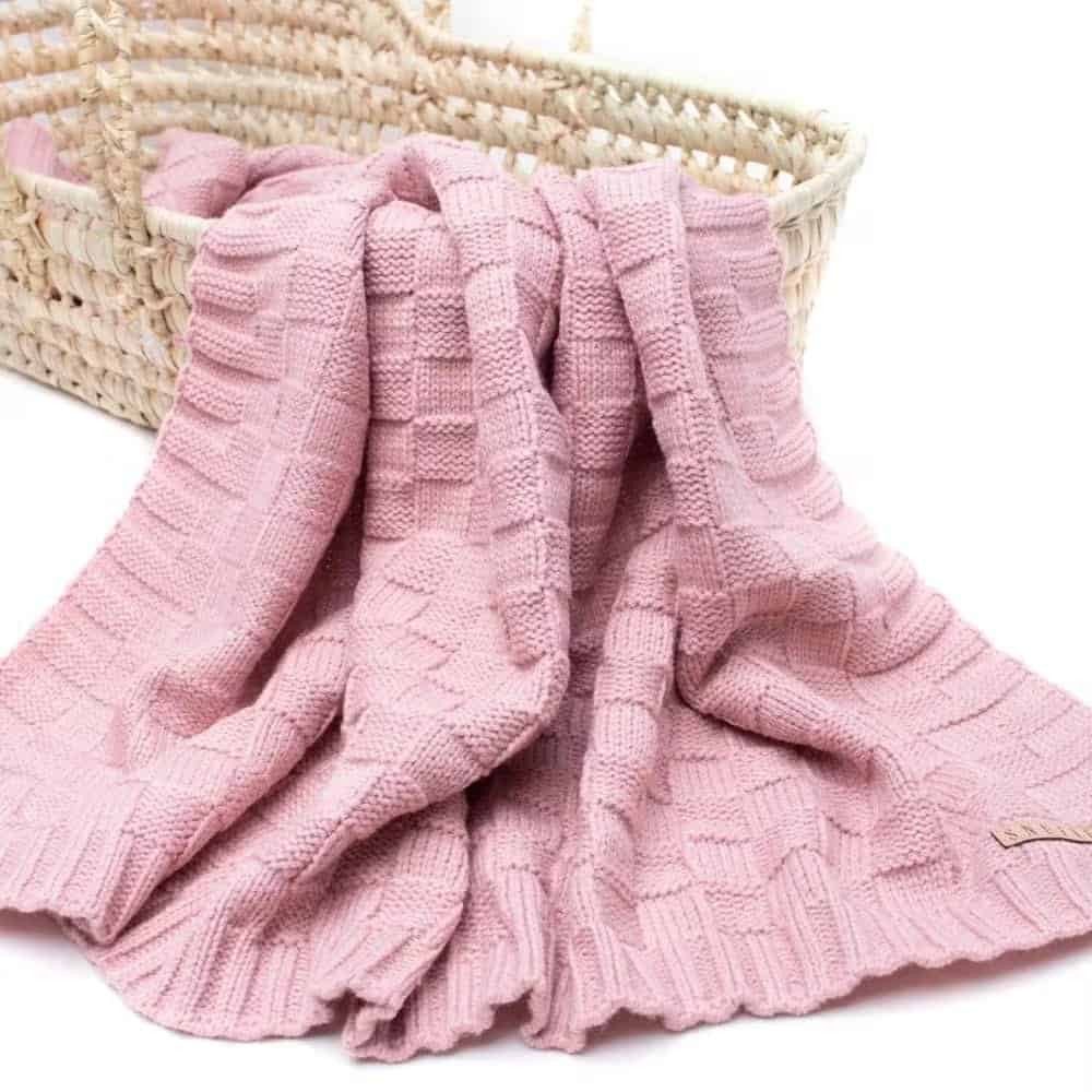 Babydecke Babydecke gestrickt Wiladu 100% Baumwolle günstig online kaufen