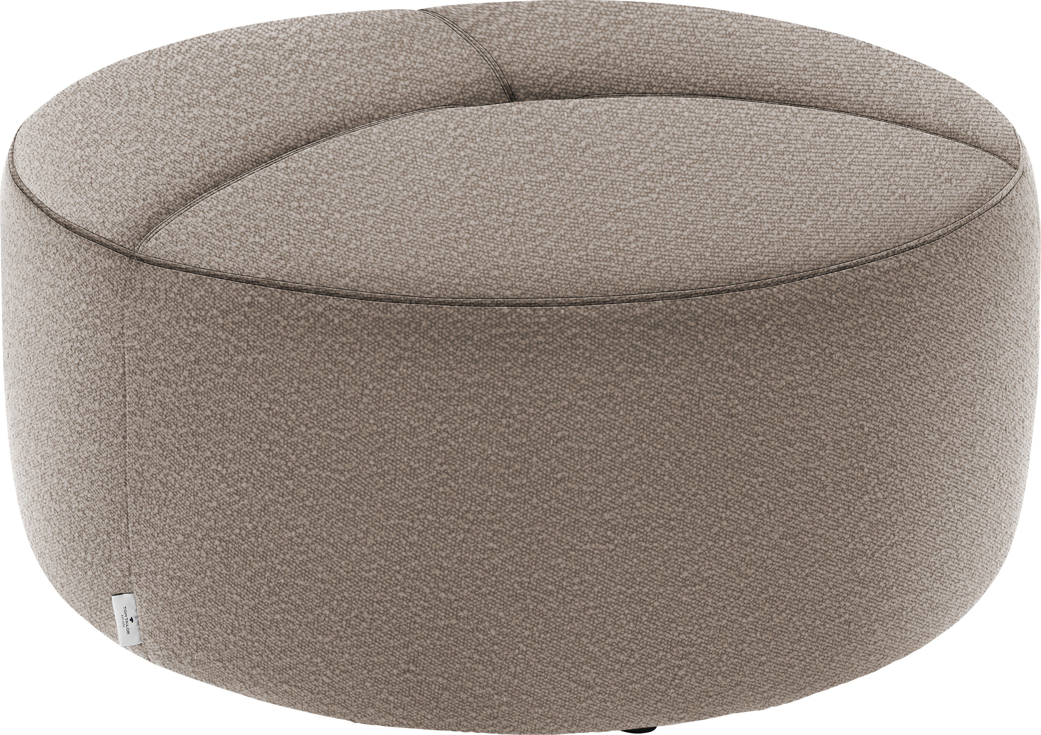 cm ø Steppung Pouf TOM TAILOR PURE, Sitz, mit im 90 DROP HOME