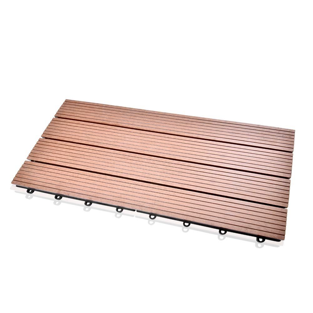 euroharry WPC-Fliesen 2qm 30x60 cm WPC günstig online kaufen
