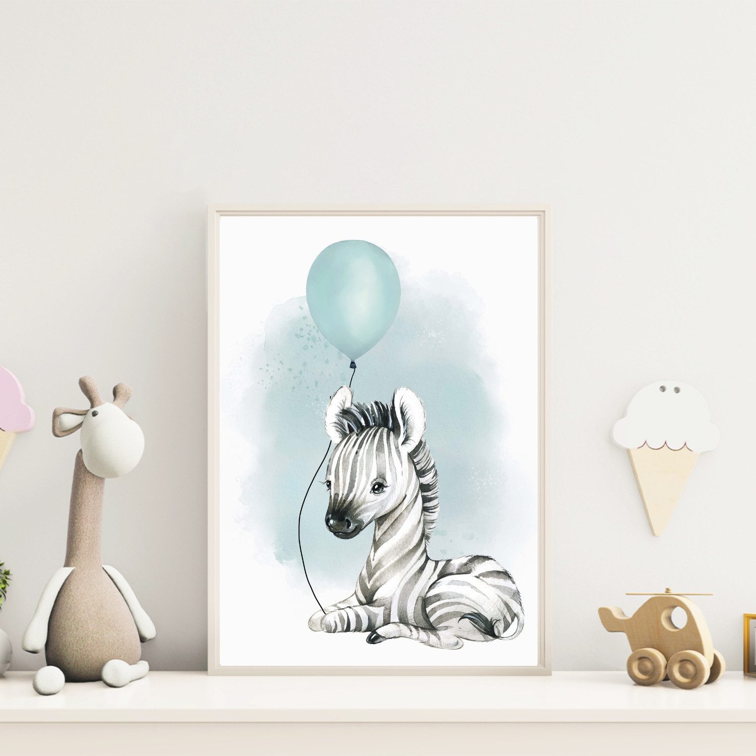 MeinBaby123® Poster Bilder Kinderzimmer, Poster Kinderzimmer Deko, Babyzimmer Deko, Spruch Wandbilder, Boho, Tiere – Bild 4 von 5
