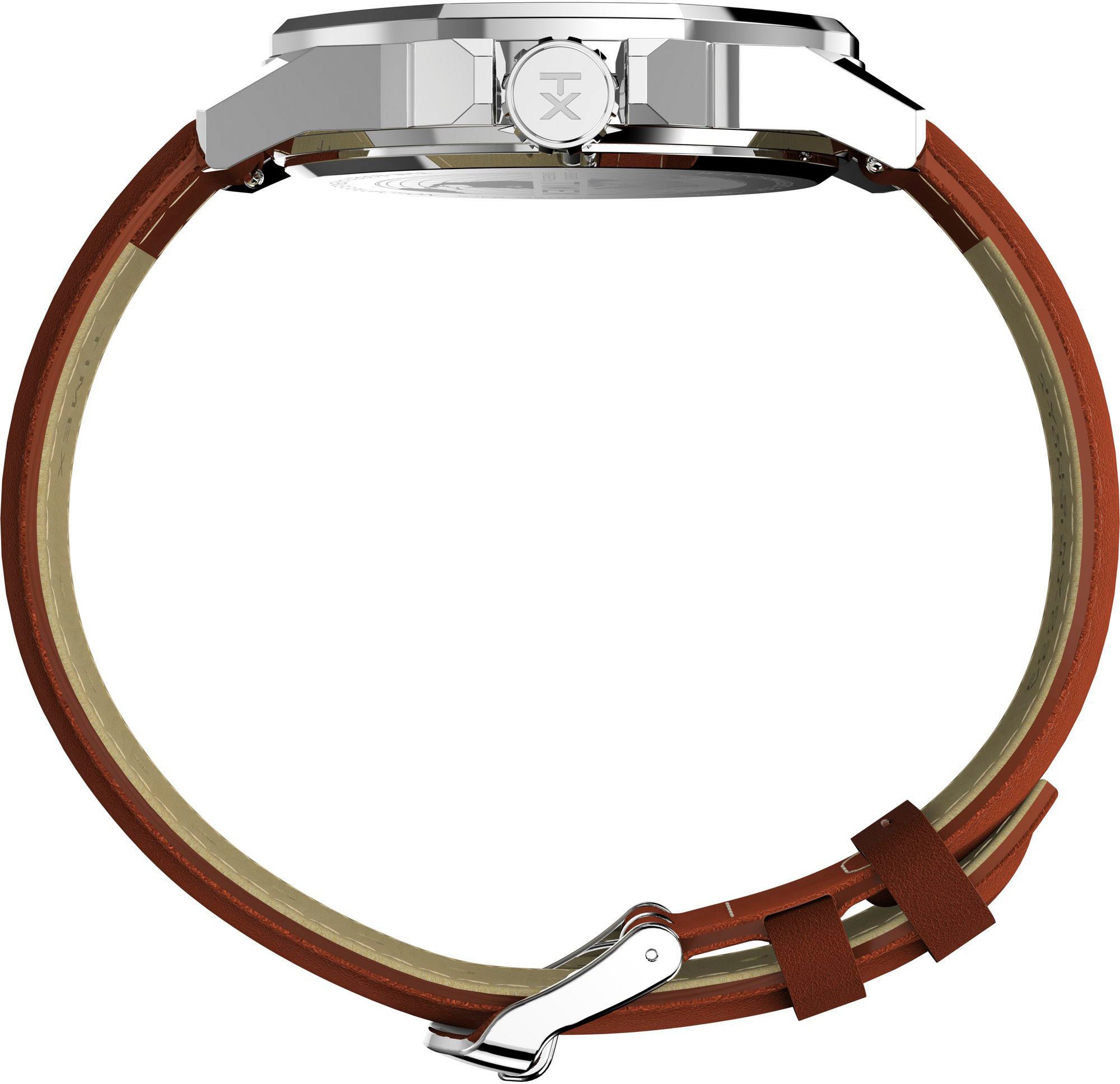 Timex Quarzuhr ESSEX TW2W92800AJ, Armbanduhr, Herrenuhr,Lederarmband,Datum, günstig online kaufen