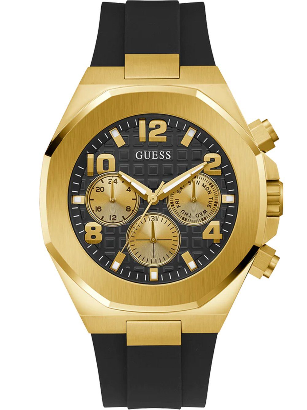 Guess Multifunktionsuhr Guess GW0583G2 Herrenuhr Empire 46mm 5ATM