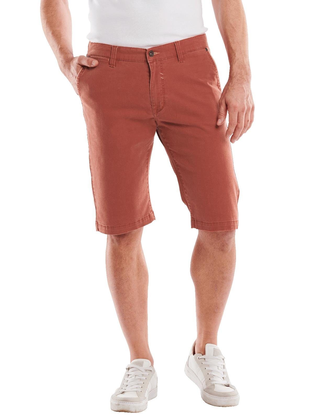 Engbers Bermudas Herren Chino-Bermuda regular, Rostorange